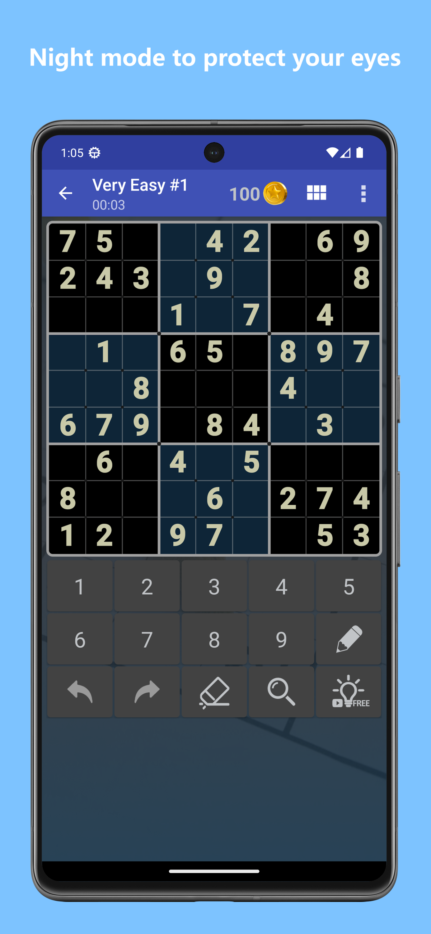 اسکرین شات 4 بازی Sudoku - Classic Brain Puzzle