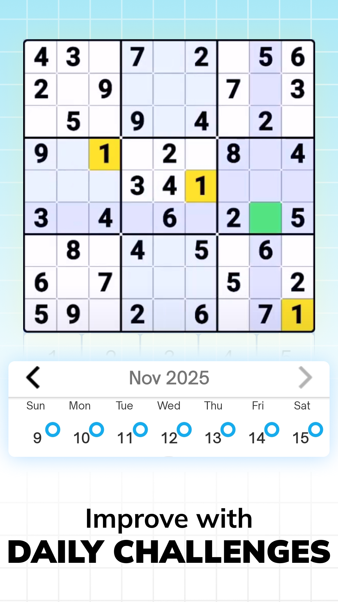 اسکرین شات 7 بازی Sudoku - Classic Brain Puzzle