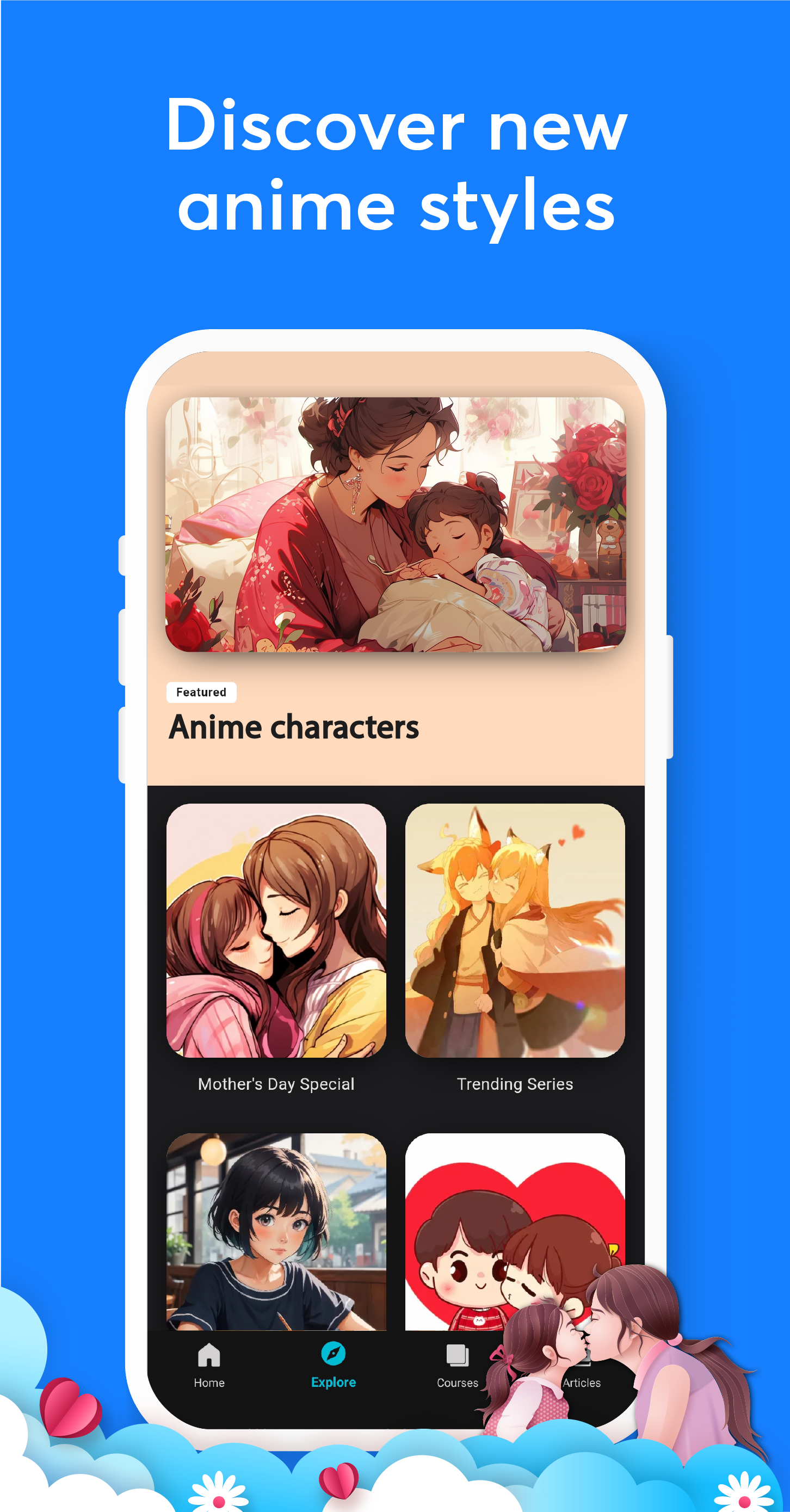اسکرین شات 3 برنامه Learn to Draw Anime by Steps