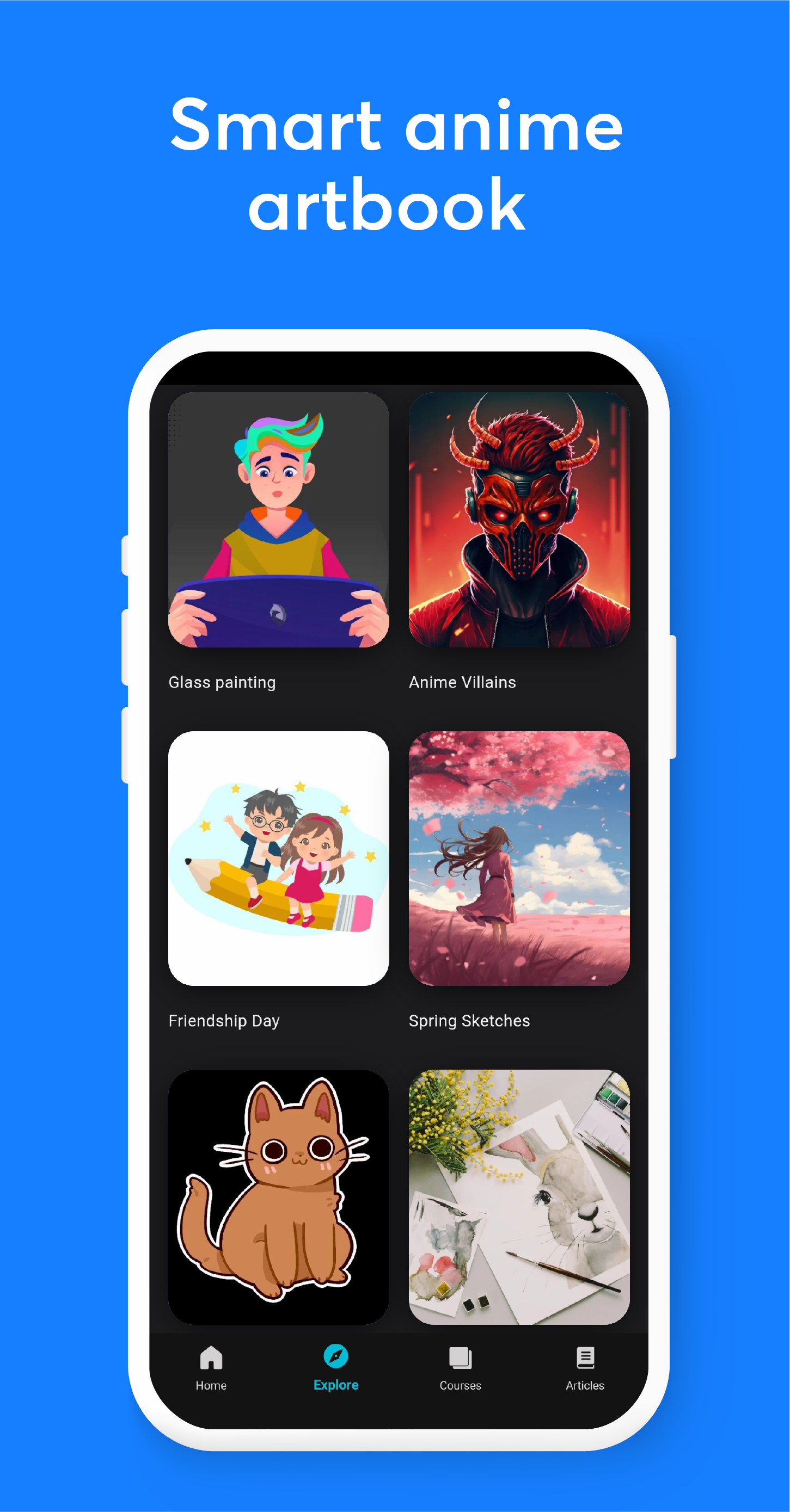 اسکرین شات 4 برنامه Learn to Draw Anime by Steps