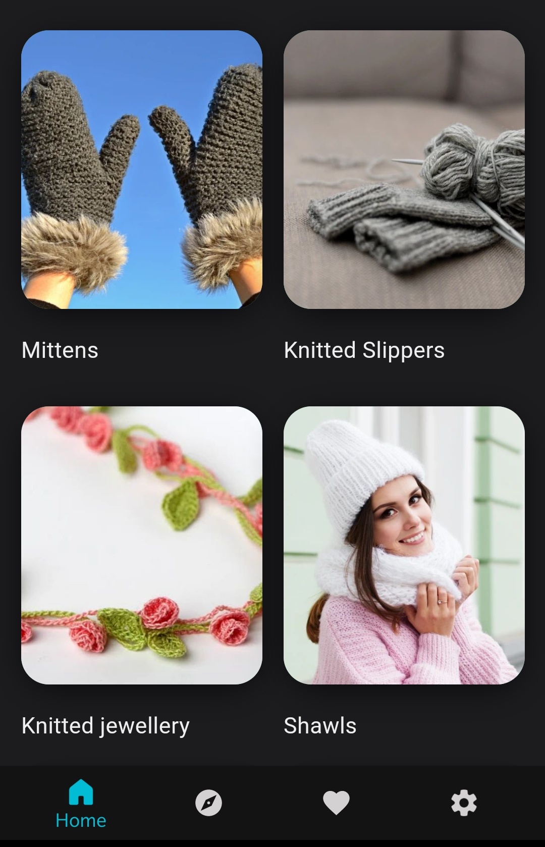 اسکرین شات 2 برنامه Learn Knitting and Crocheting
