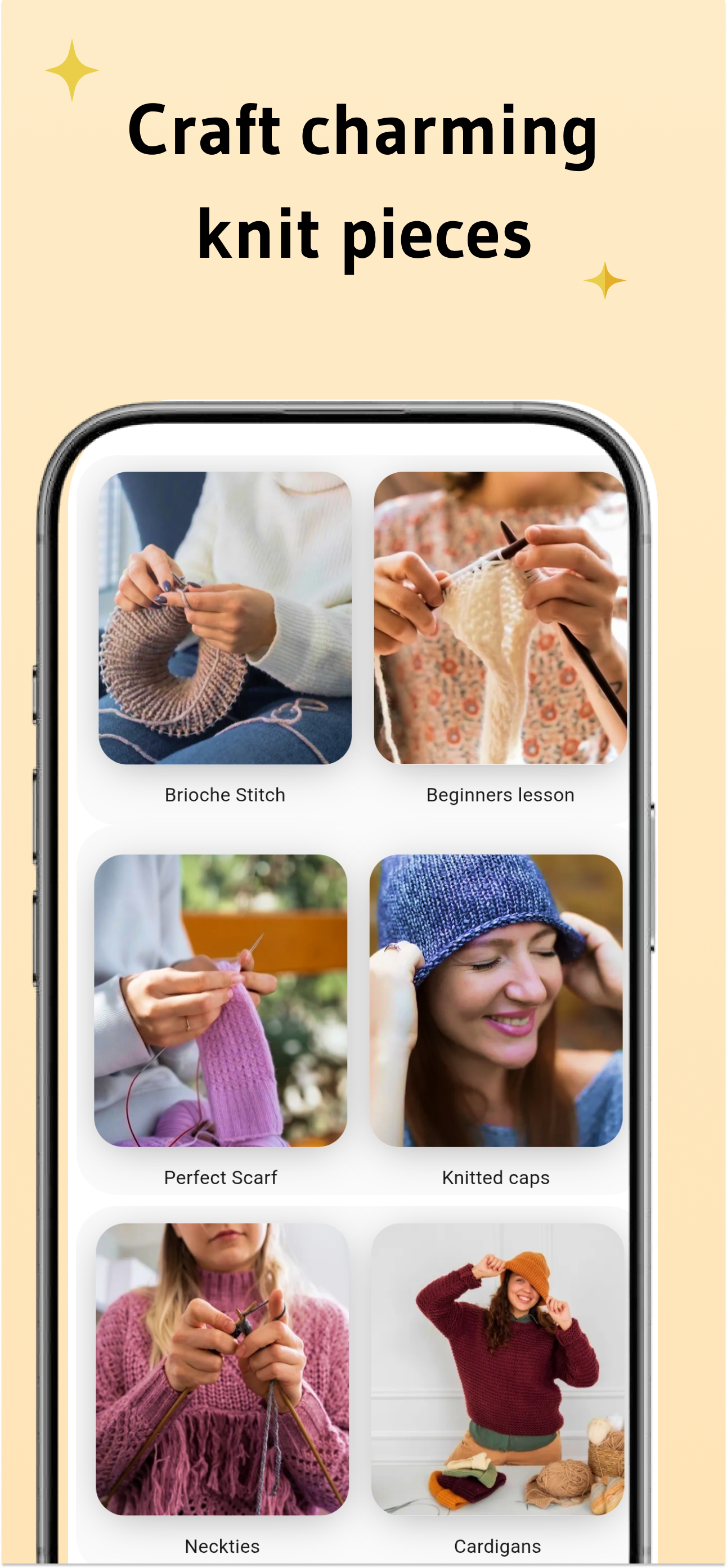 اسکرین شات 4 برنامه Learn Knitting and Crocheting