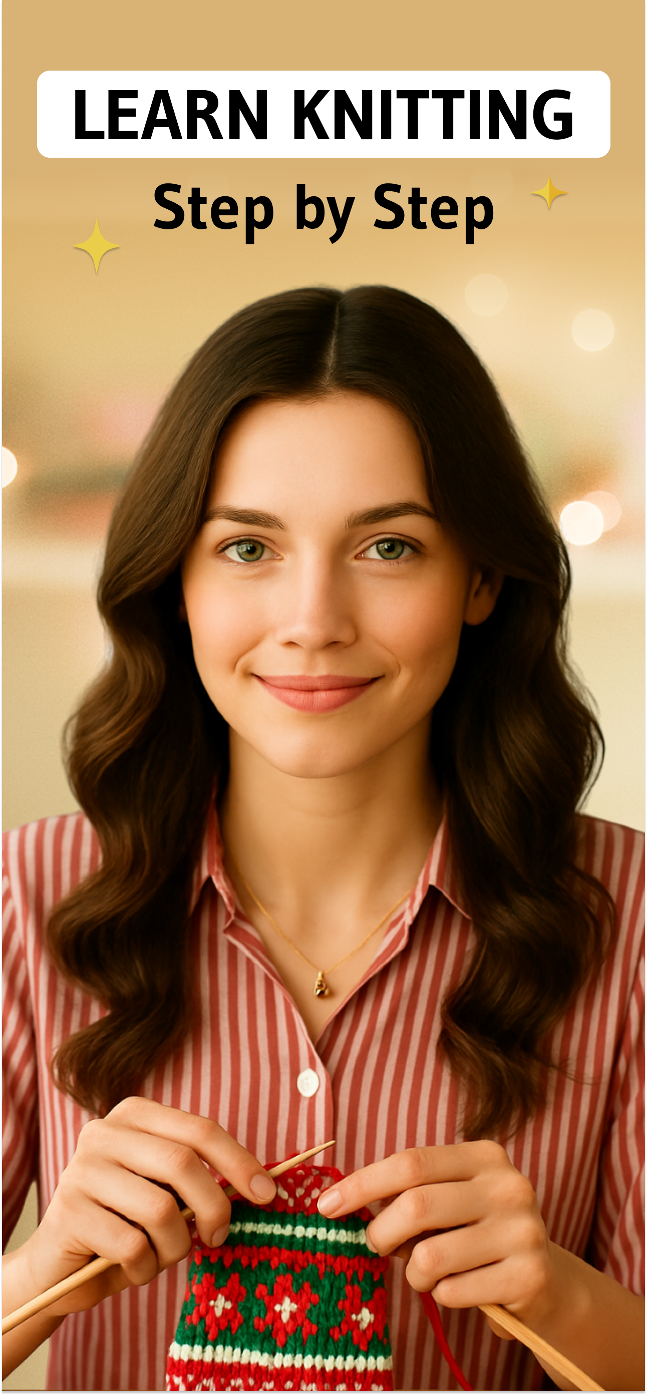 اسکرین شات 1 برنامه Learn Knitting and Crocheting