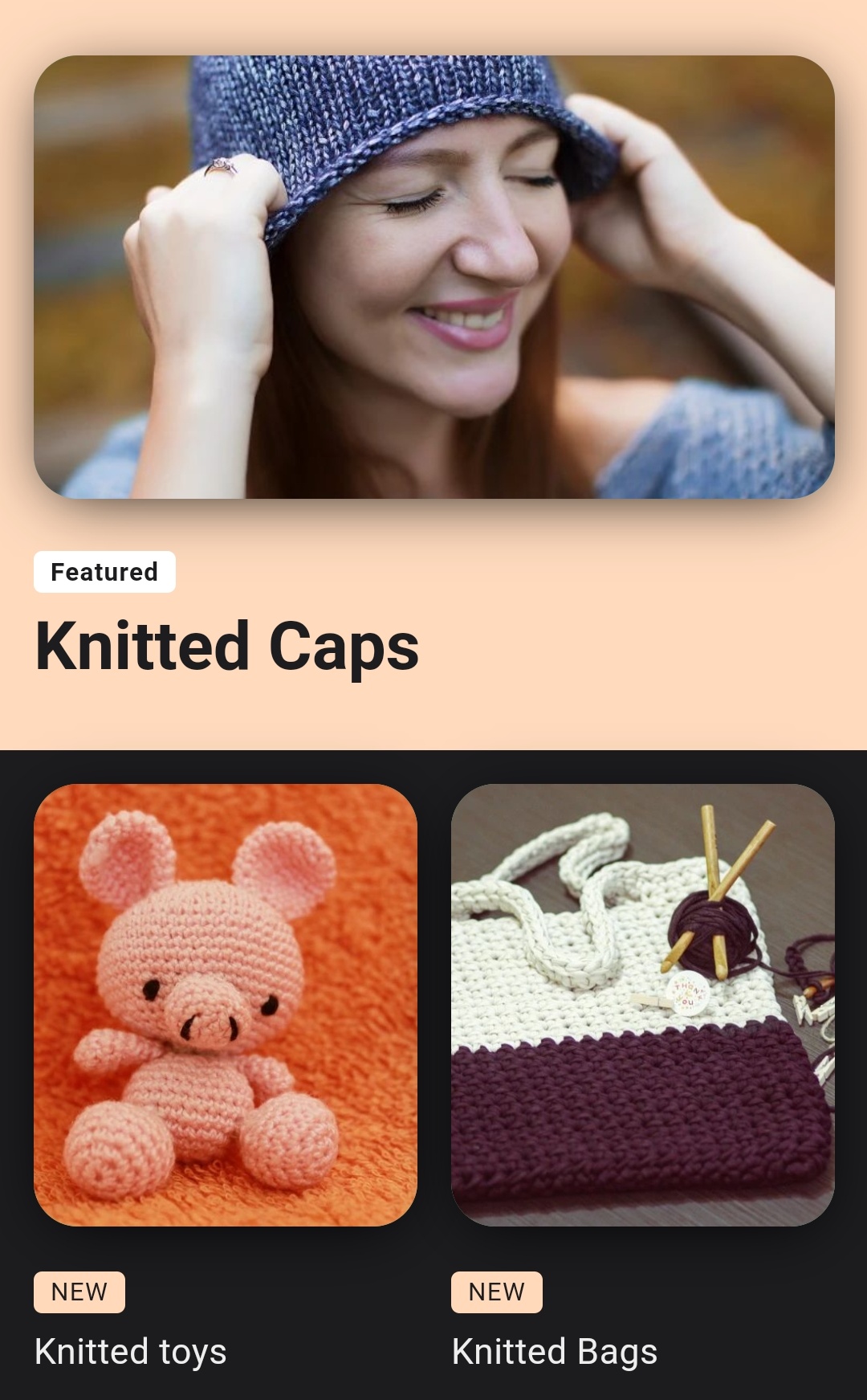 اسکرین شات 4 برنامه Learn Knitting and Crocheting