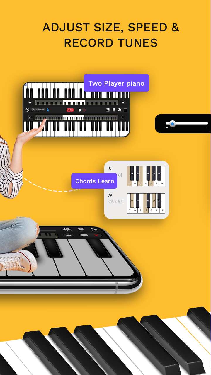 اسکرین شات برنامه Learn Piano: My Piano Keyboard 2