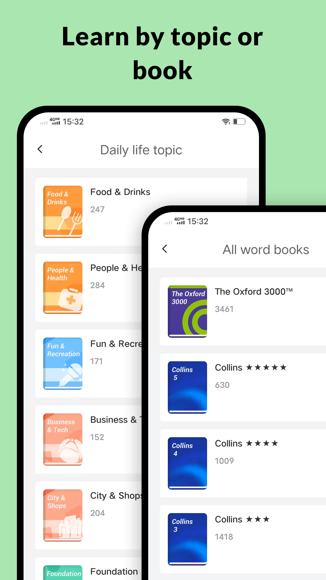 اسکرین شات 4 برنامه Learn English Vocabulary,Words
