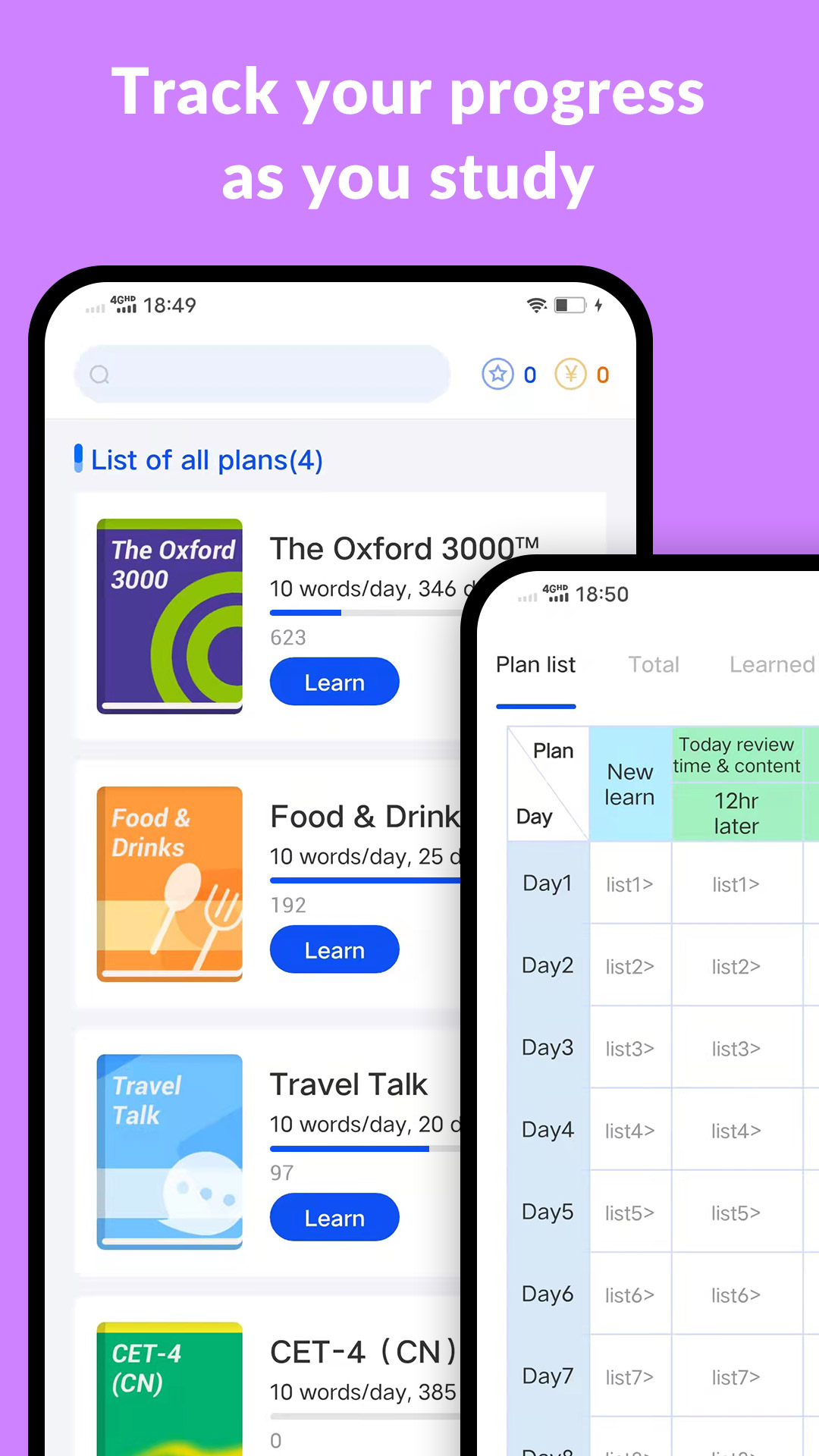 اسکرین شات 5 برنامه Learn English Vocabulary,Words