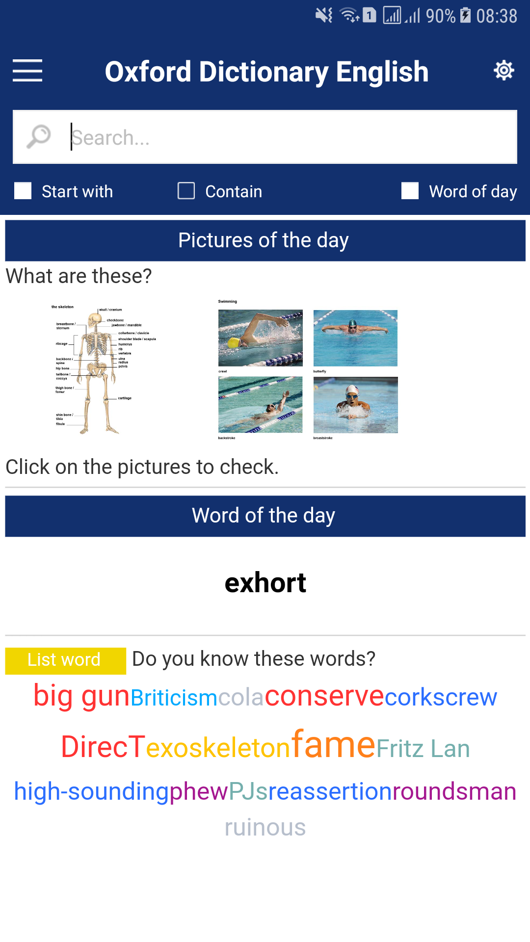 اسکرین شات 2 برنامه English Learner's Dictionary