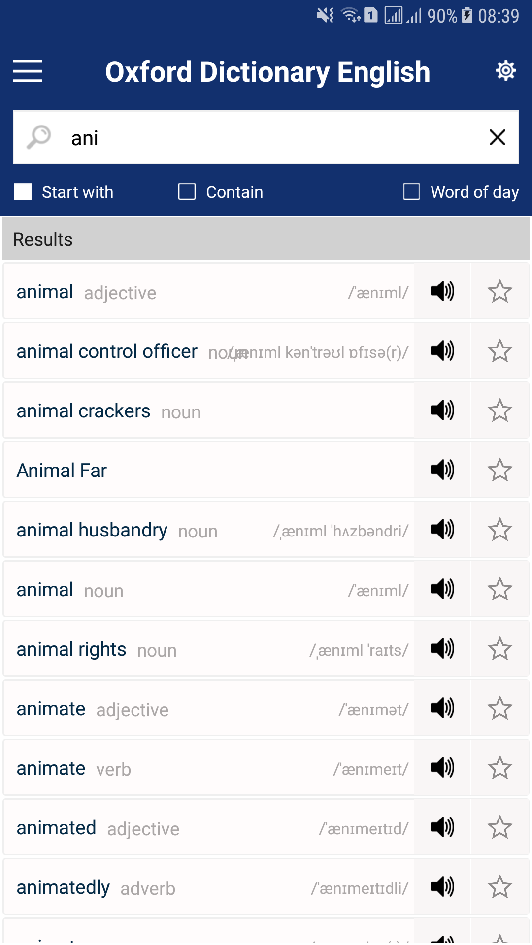اسکرین شات 5 برنامه English Learner's Dictionary