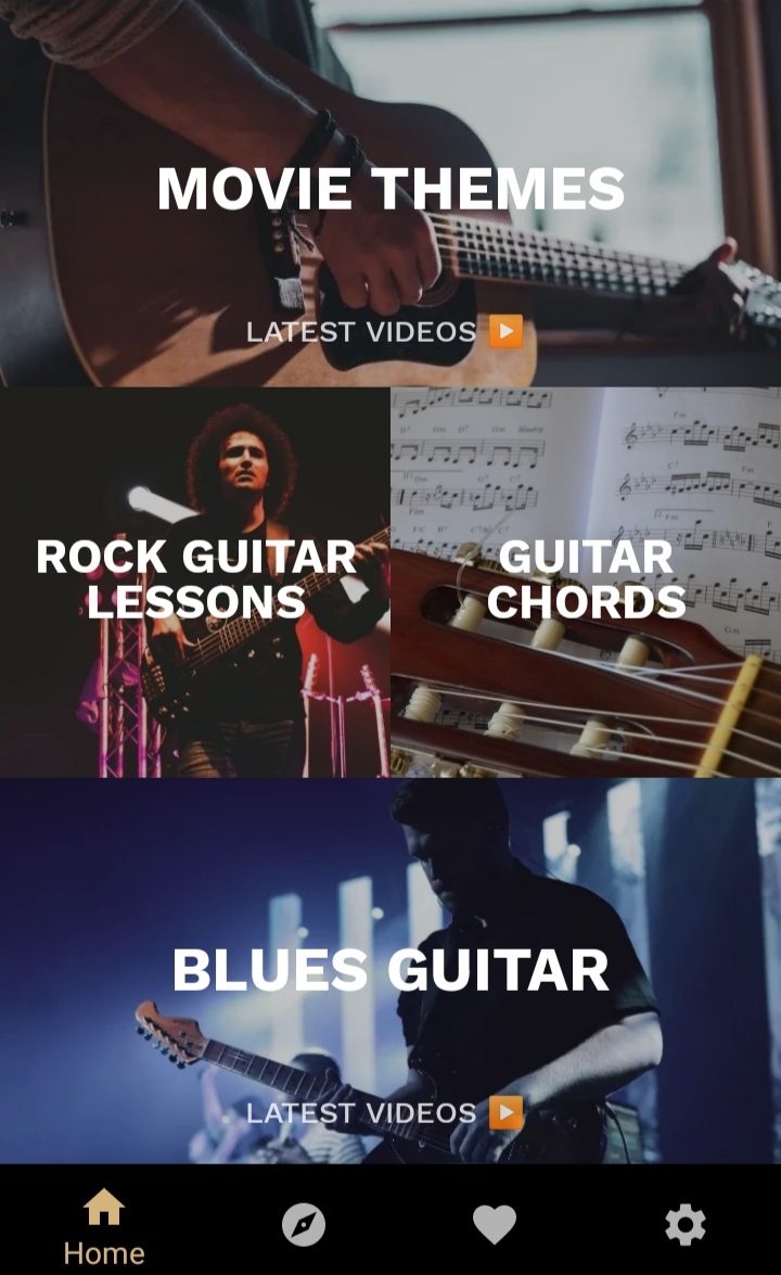 اسکرین شات 4 برنامه Learn guitar chords