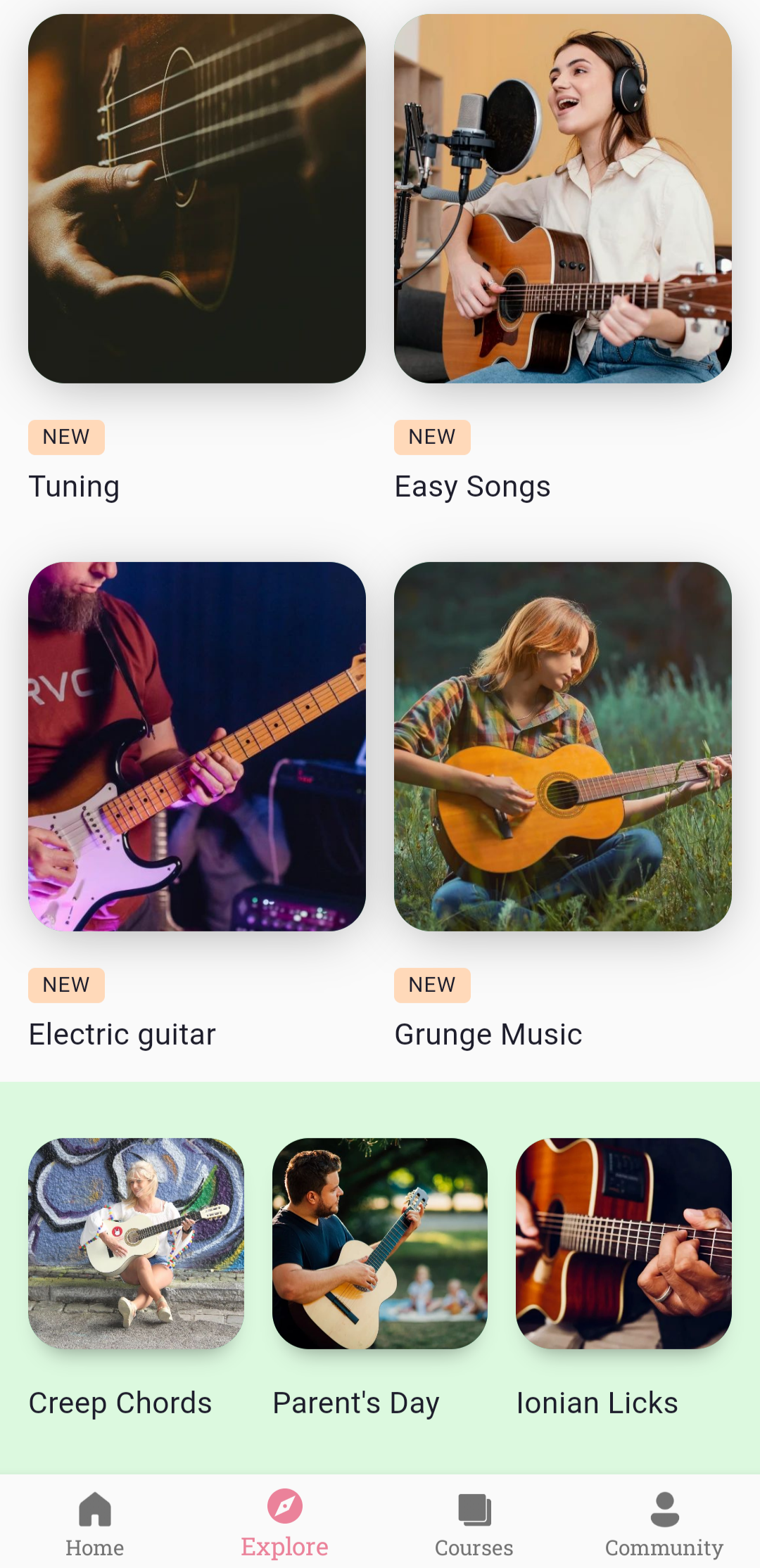 اسکرین شات 5 برنامه Learn guitar chords