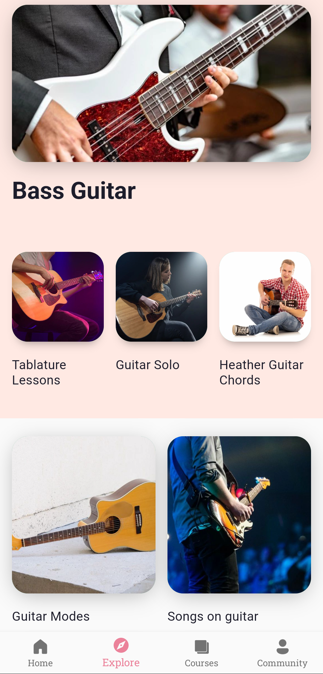 اسکرین شات 7 برنامه Learn guitar chords