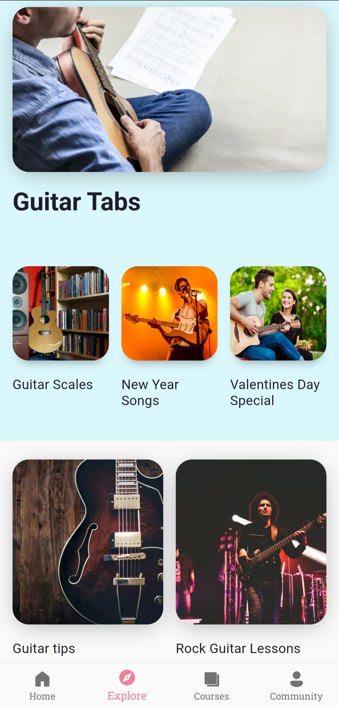 اسکرین شات 8 برنامه Learn guitar chords