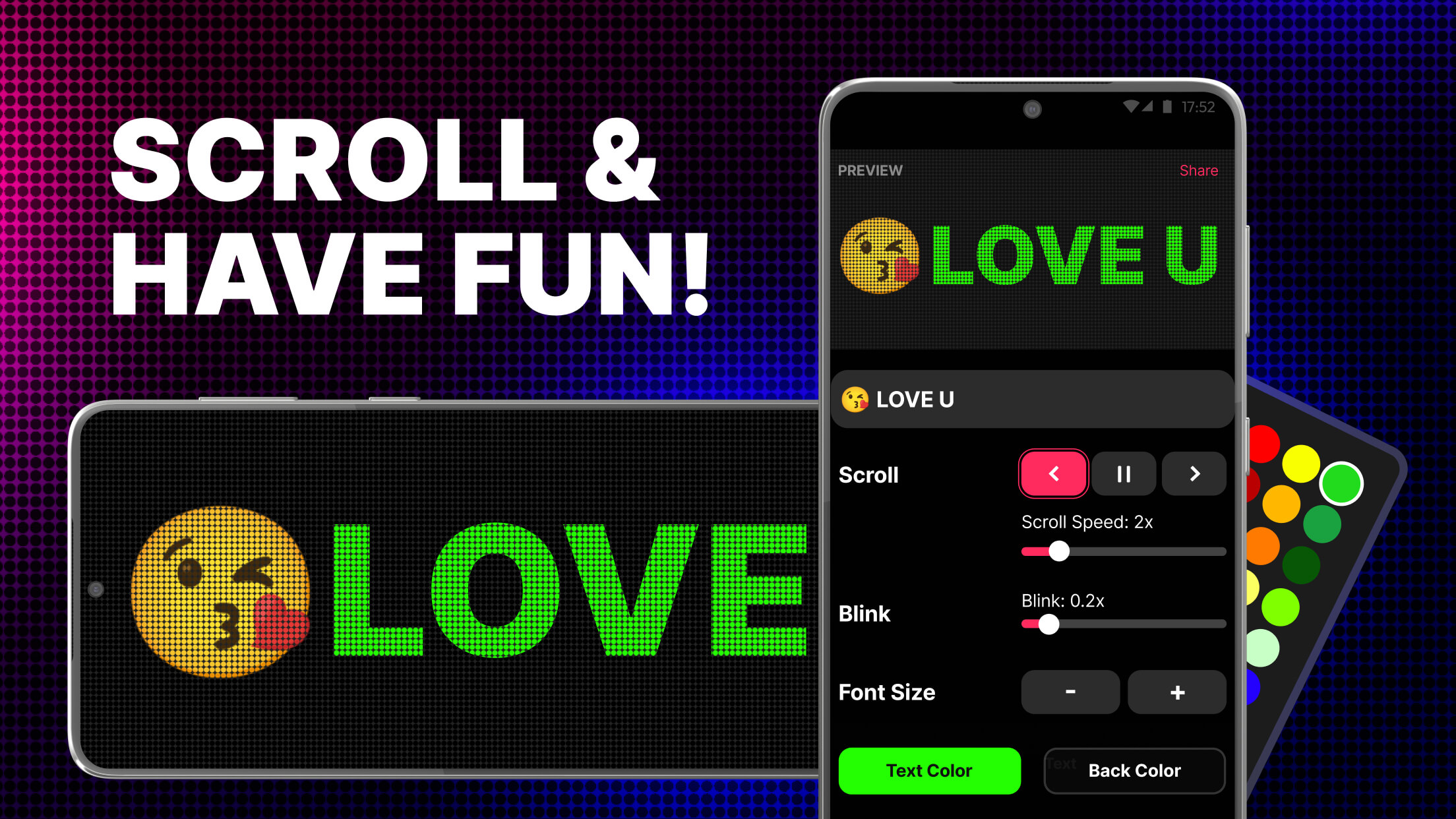 اسکرین شات 1 برنامه LED Scroller: LED Banner