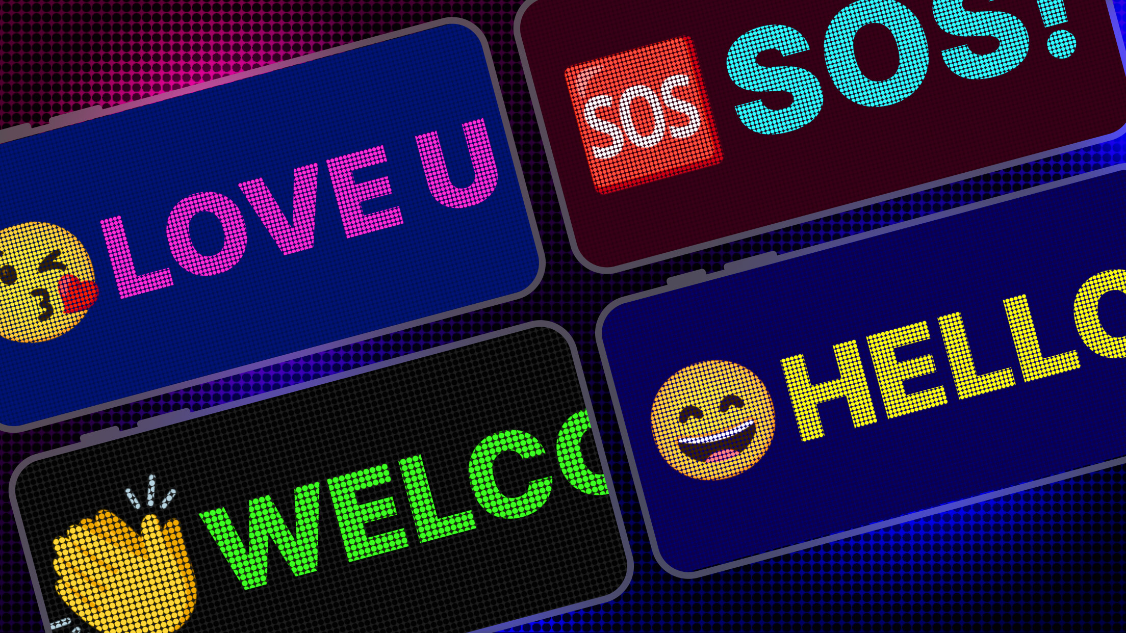 اسکرین شات 2 برنامه LED Scroller: LED Banner