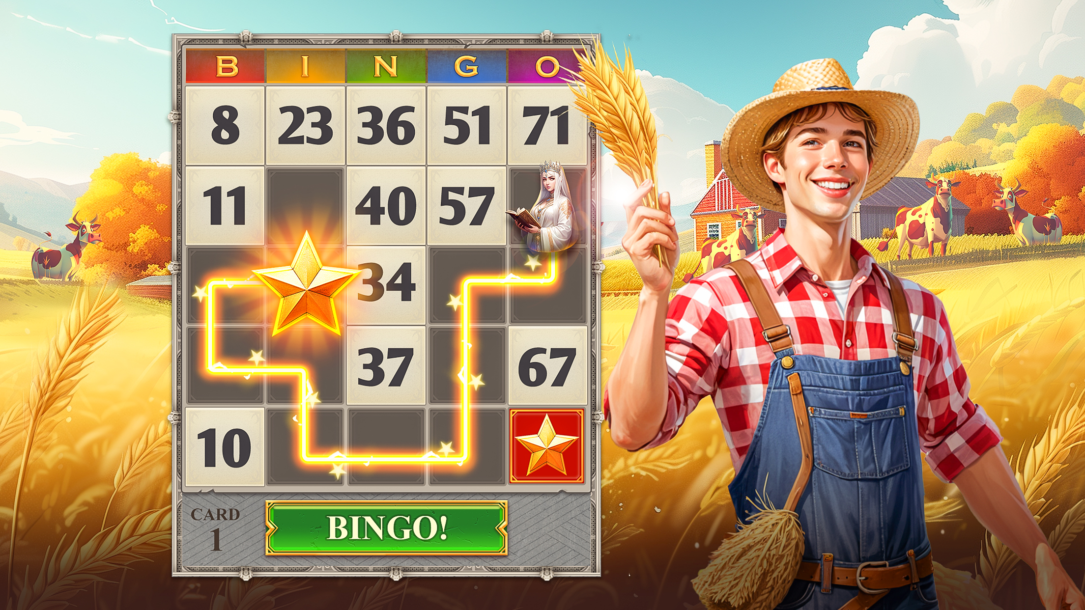 اسکرین شات 1 بازی Legendary Hero Bingo