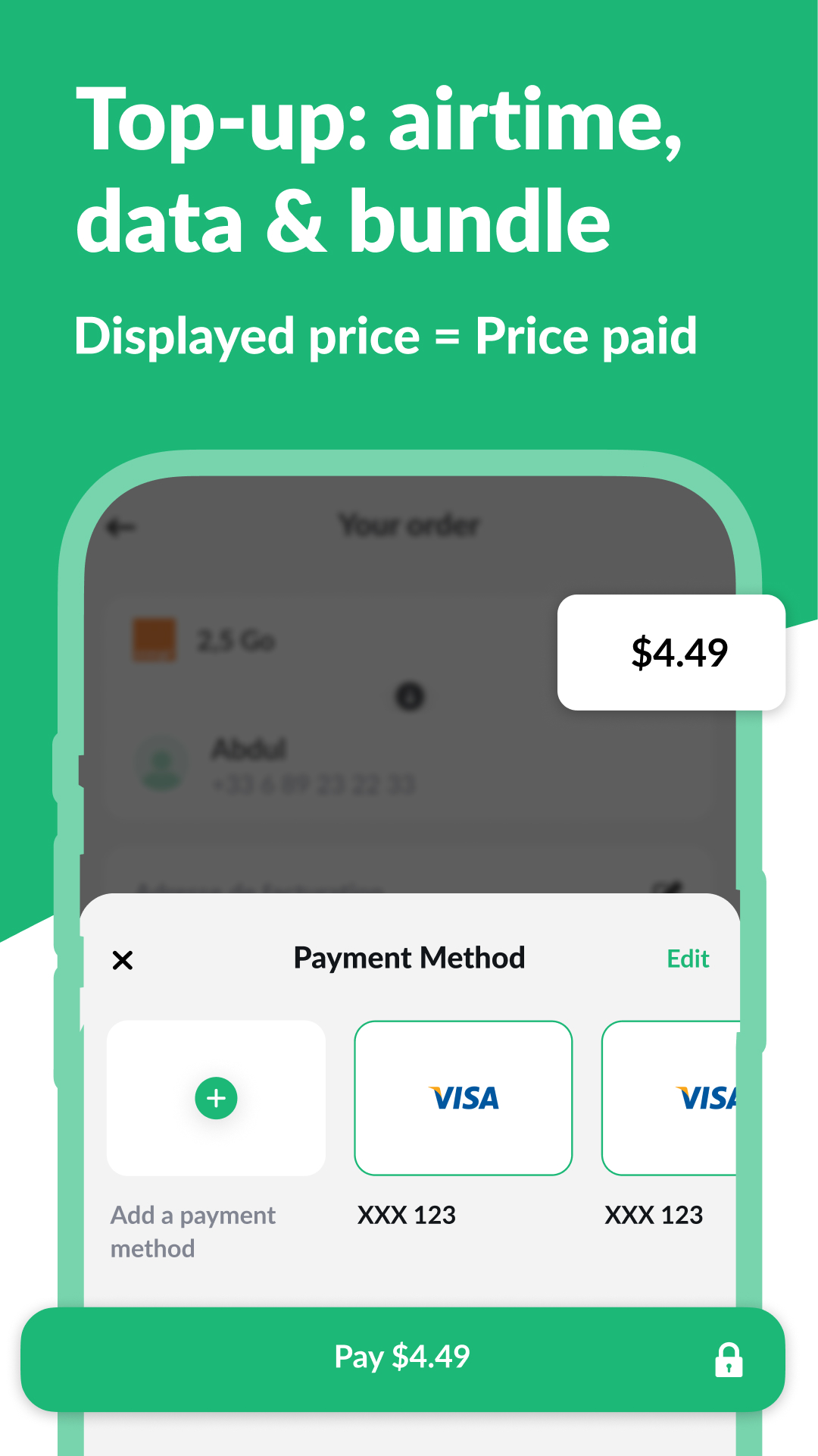 اسکرین شات 2 برنامه Libon: Calls and Recharge