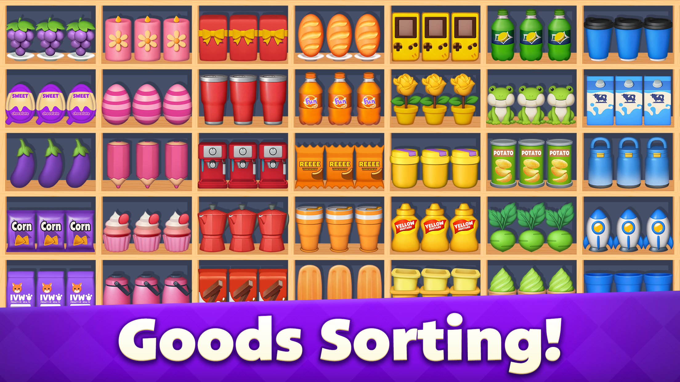 اسکرین شات 6 بازی Goods Story: Sort Puzzle