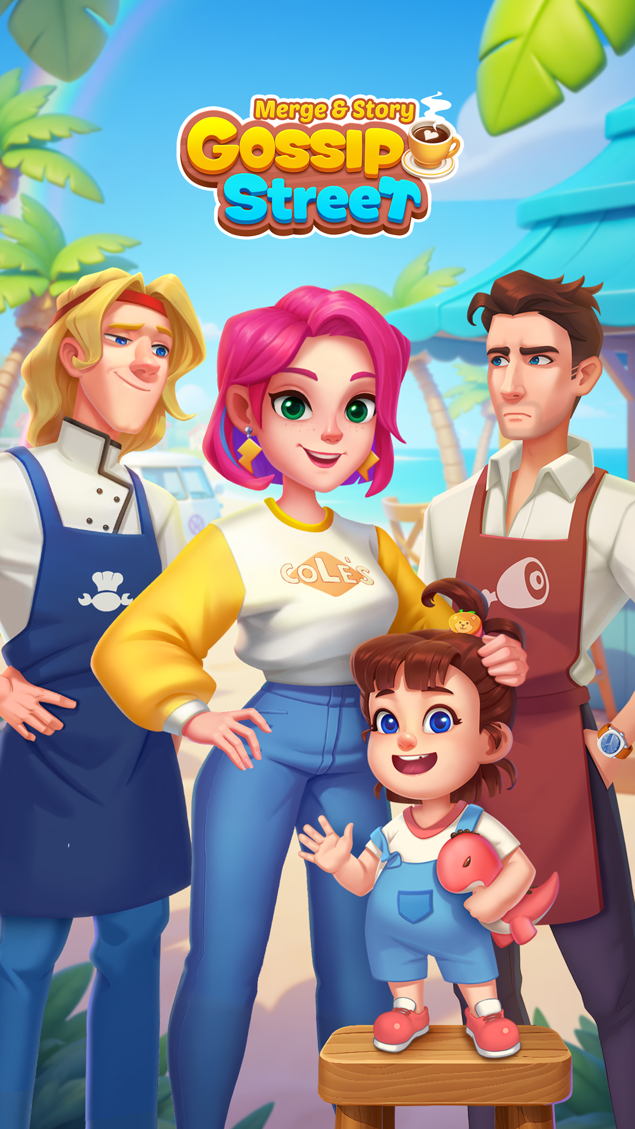 اسکرین شات 6 بازی Gossip Street: Merge & Story