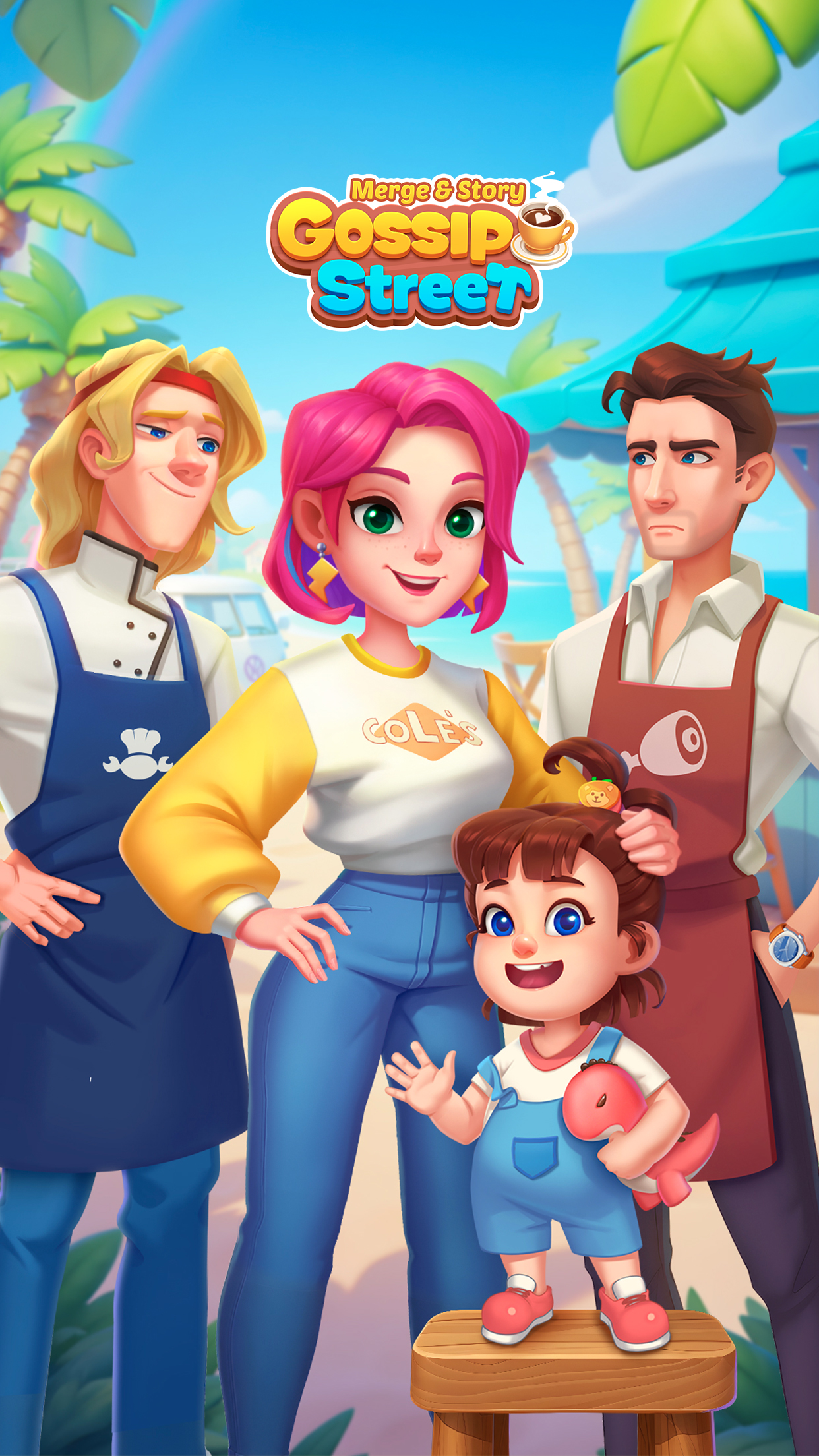 اسکرین شات 8 بازی Gossip Street: Merge & Story