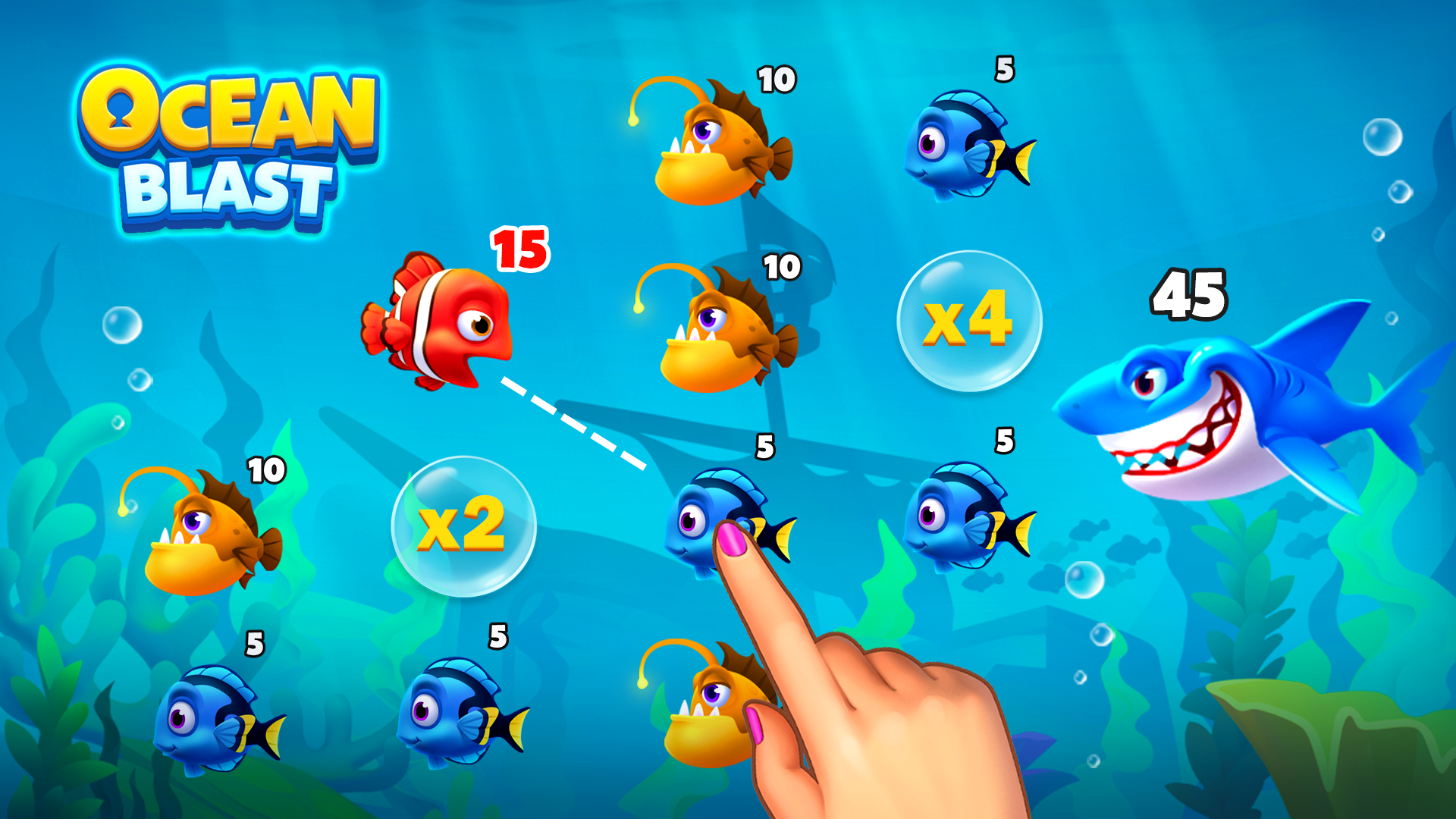 اسکرین شات 1 بازی Ocean Blast