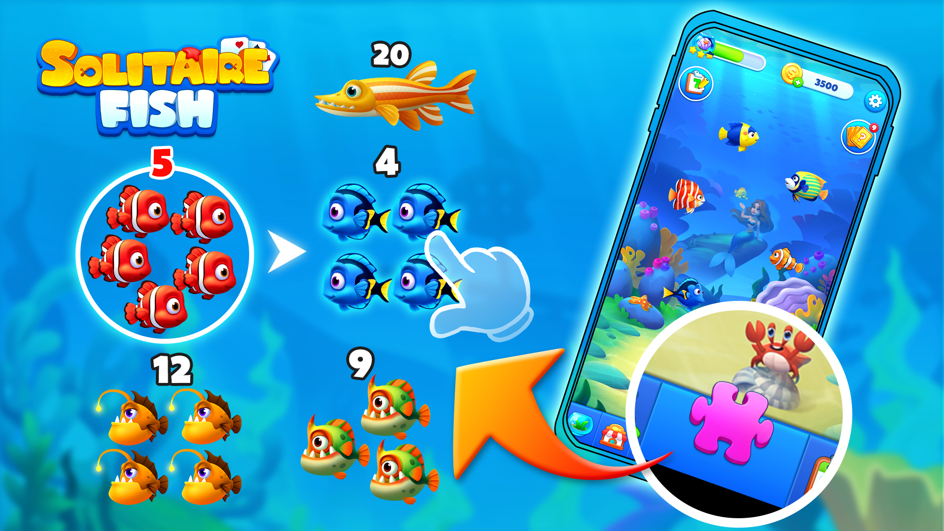 اسکرین شات 6 بازی Solitaire Fish