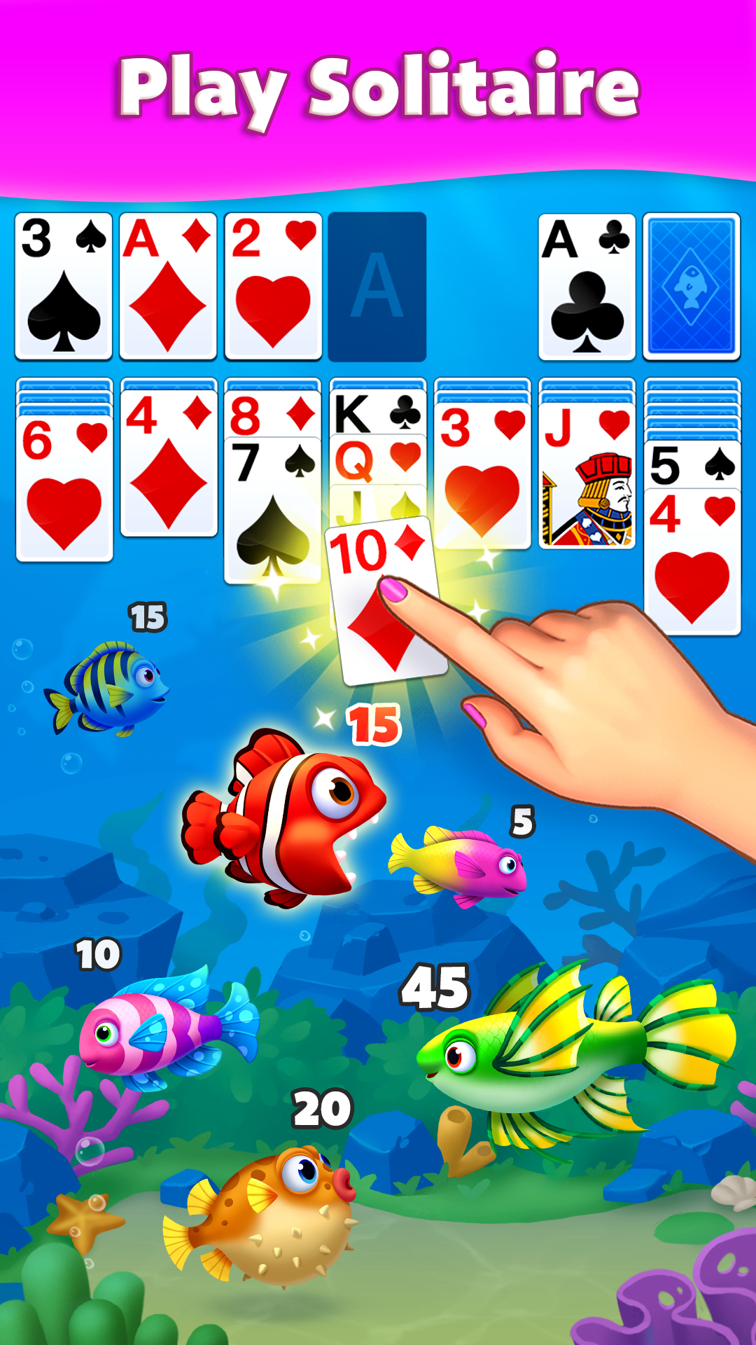 اسکرین شات 1 بازی Solitaire Fish