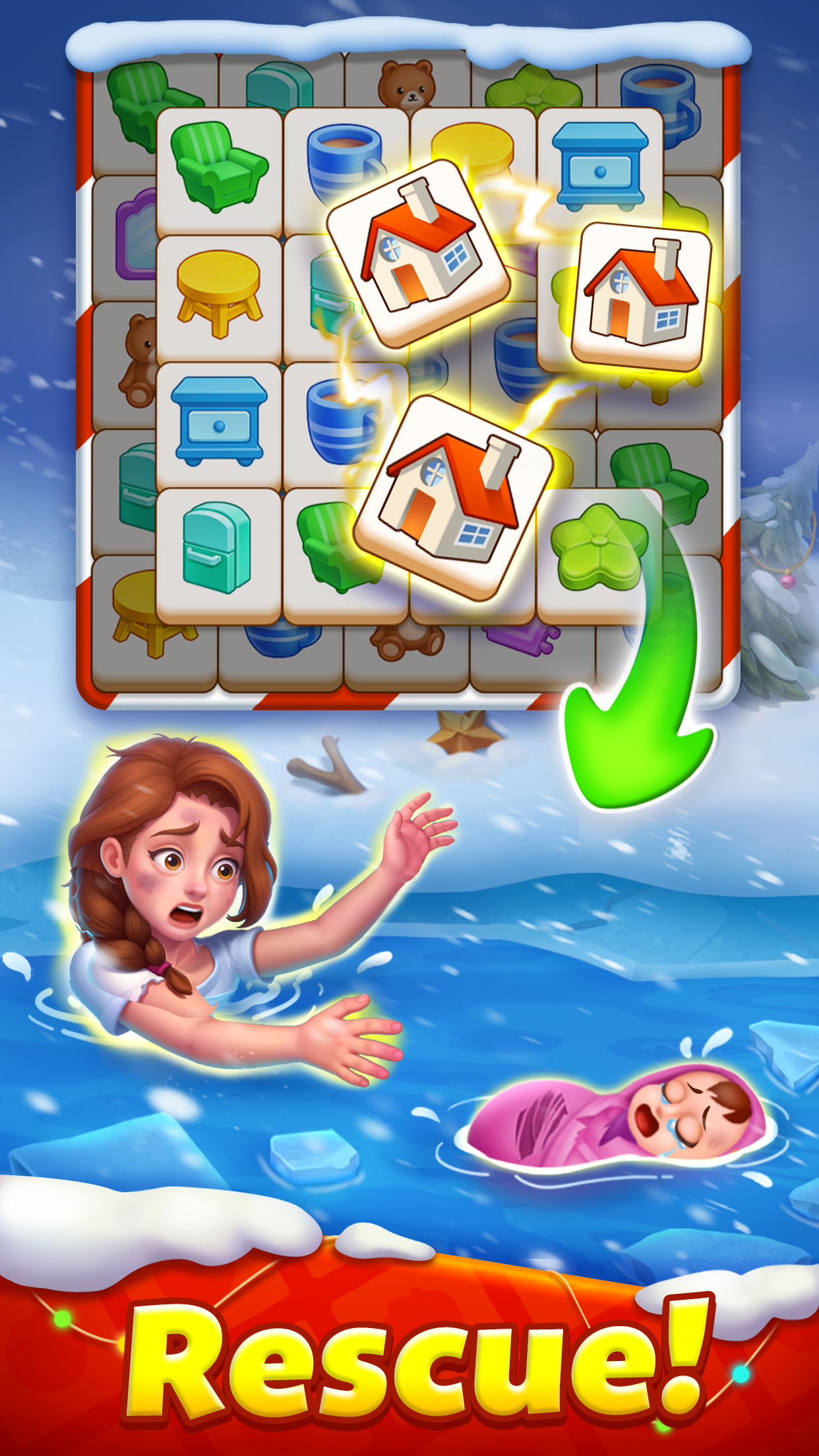 اسکرین شات 5 بازی Tile Match: Triple Puzzle Game