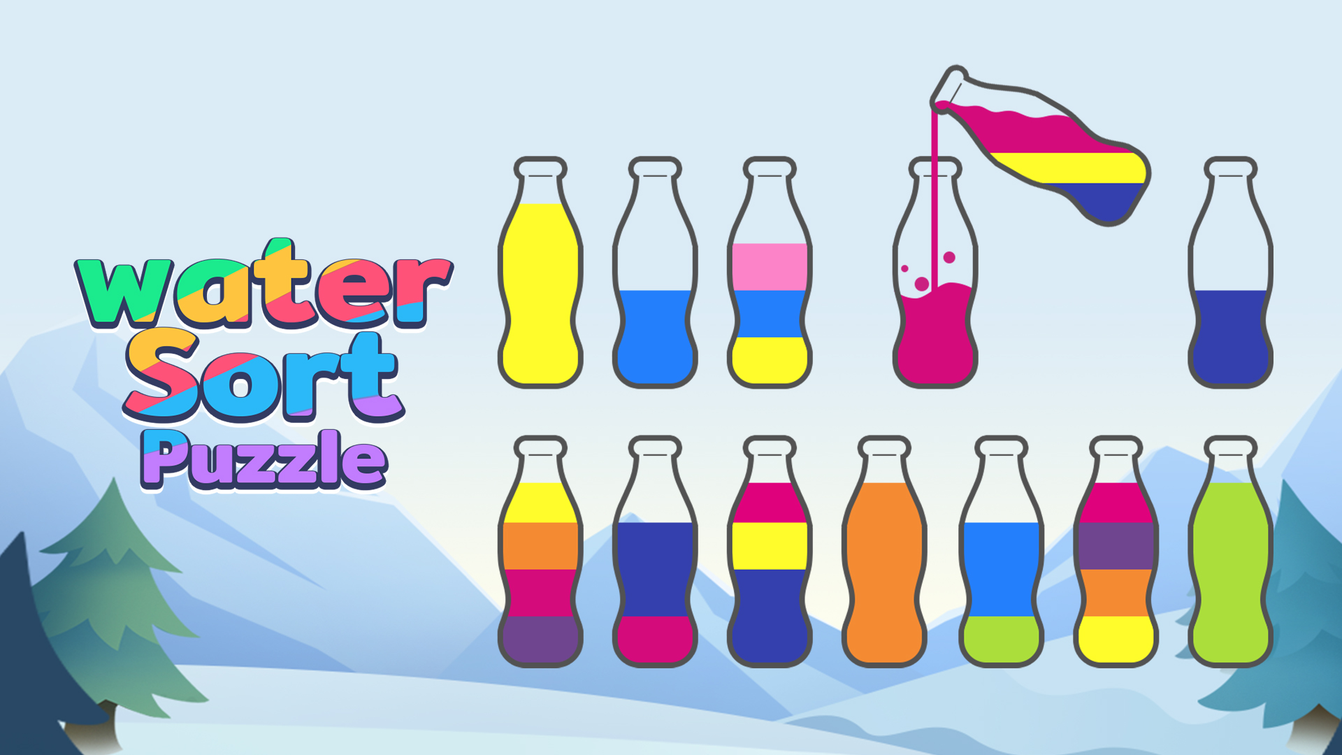 اسکرین شات 6 بازی Water Sort - Color Puzzle