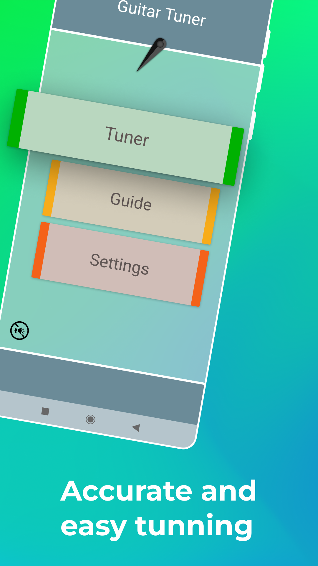 اسکرین شات 7 برنامه Guitar Tuner