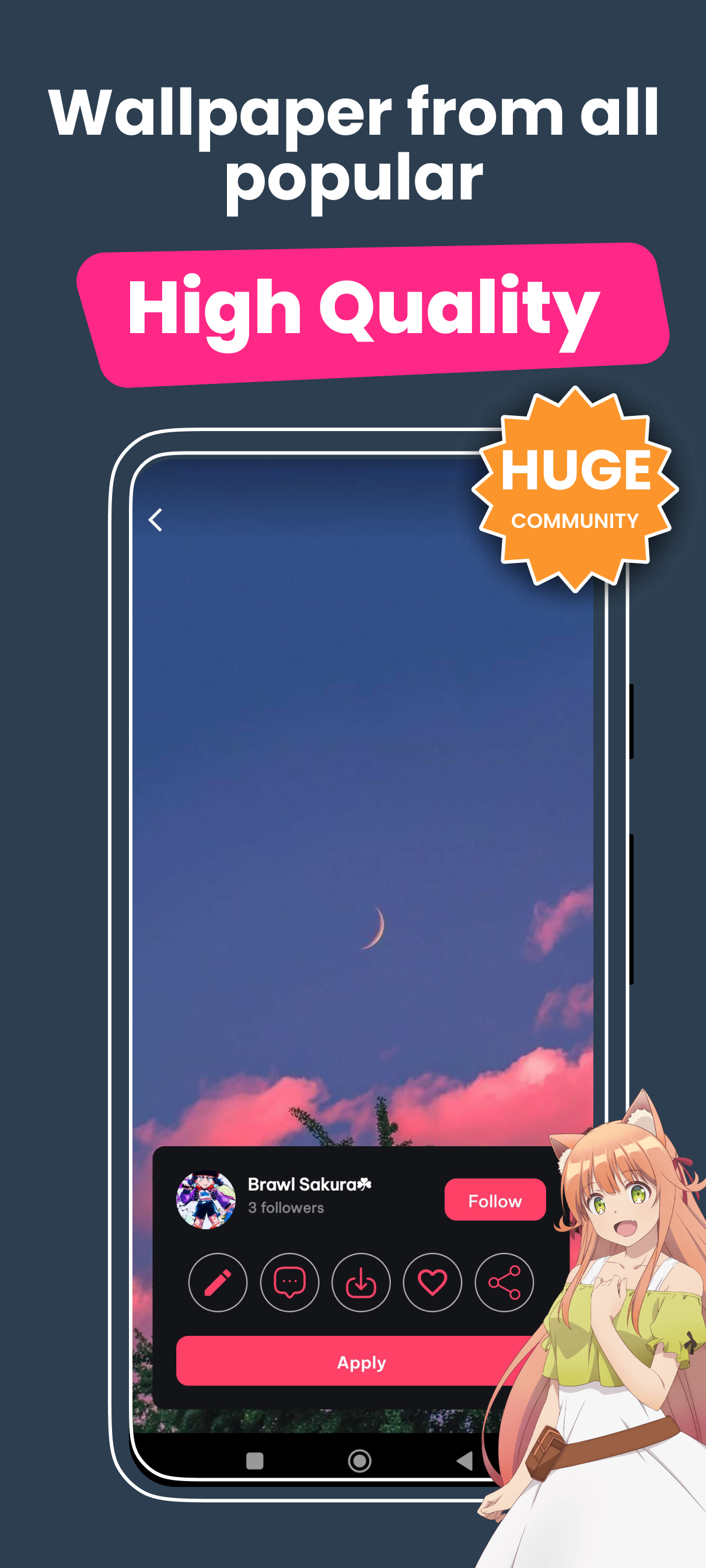 اسکرین شات 6 برنامه +9000000 Anime Live Wallpapers