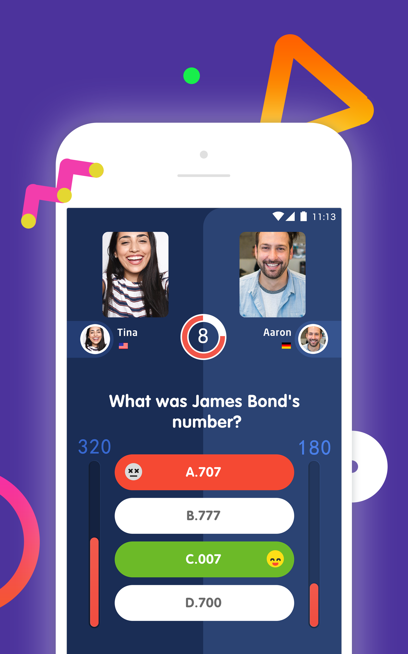 اسکرین شات 2 بازی 10s - Online Trivia Quiz with