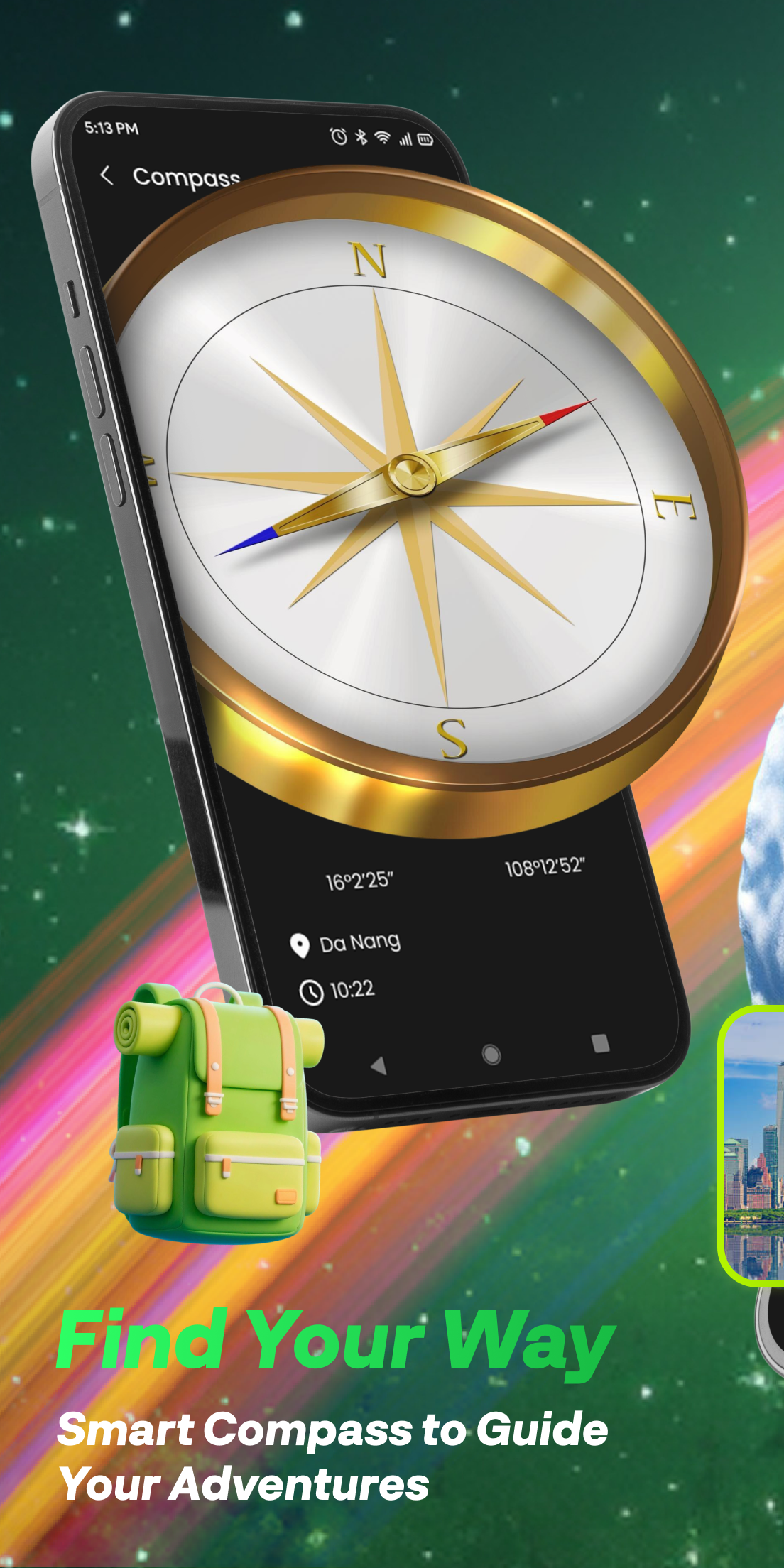 اسکرین شات 3 برنامه Live World Map 3D: GPS Earth