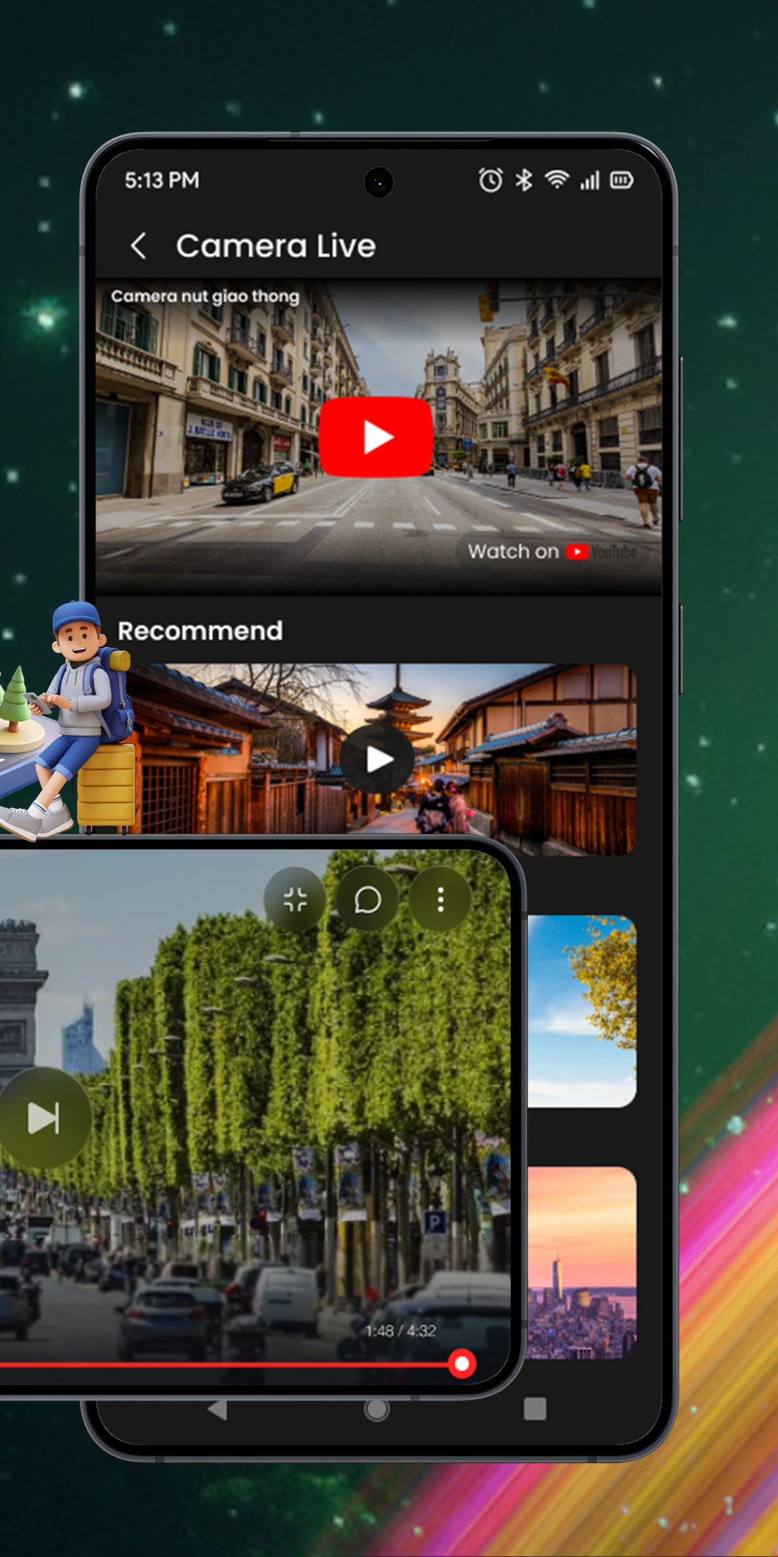 اسکرین شات 2 برنامه Live World Map 3D: GPS Earth