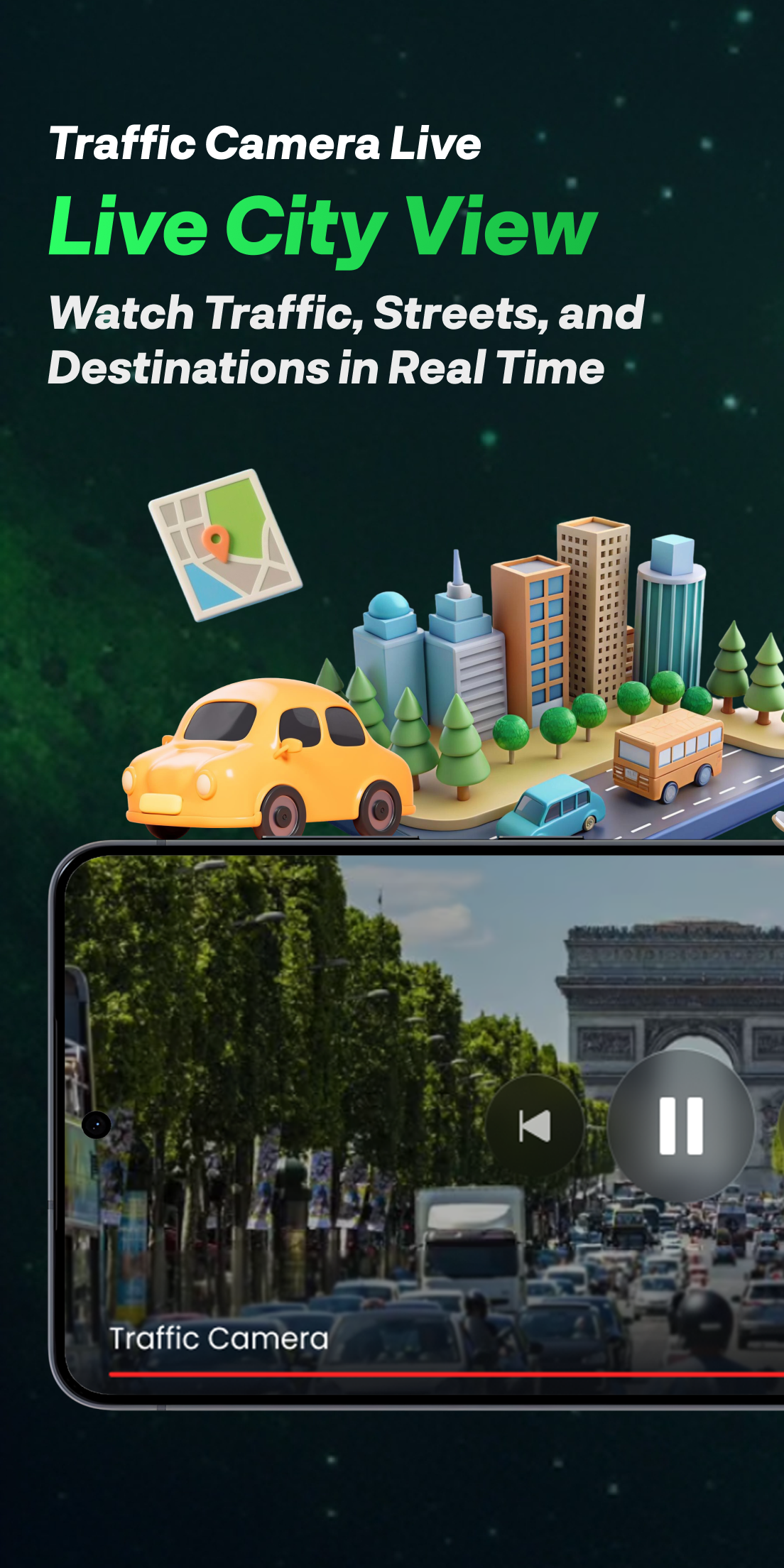 اسکرین شات 1 برنامه Live World Map 3D: GPS Earth