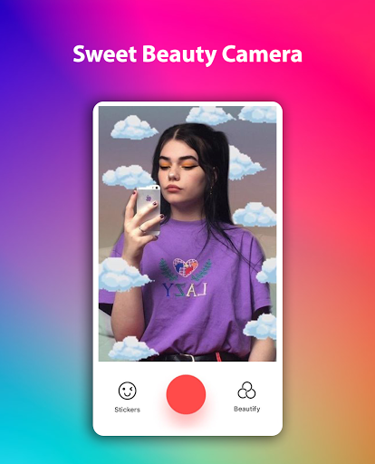اسکرین شات 5 برنامه Sweet Beauty Camera