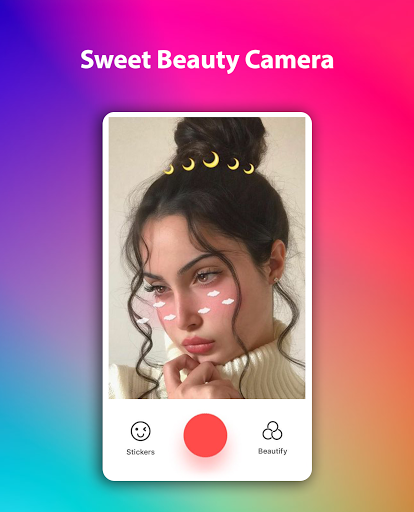 اسکرین شات 3 برنامه Sweet Beauty Camera
