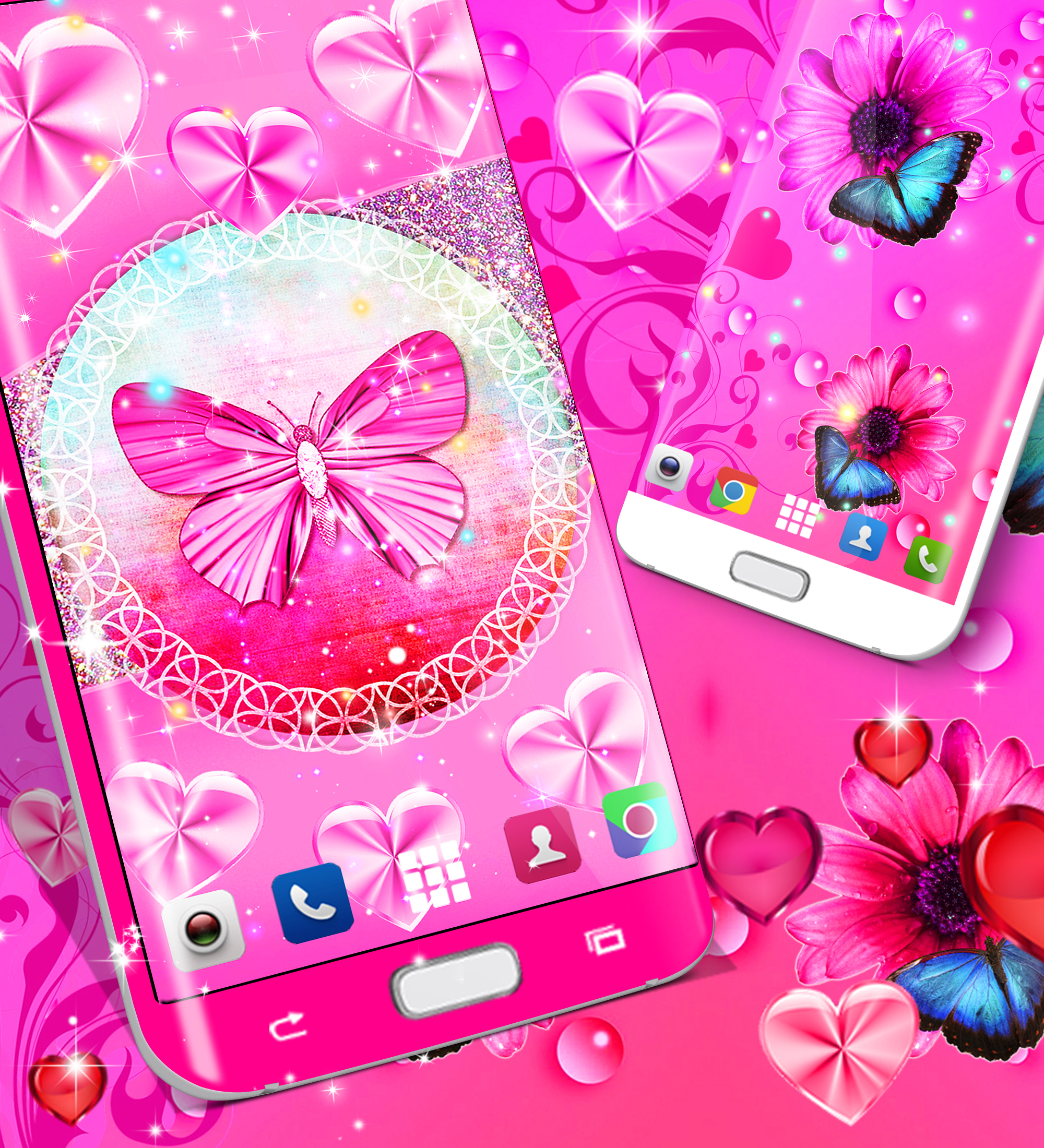 اسکرین شات 7 برنامه Wallpapers for girls