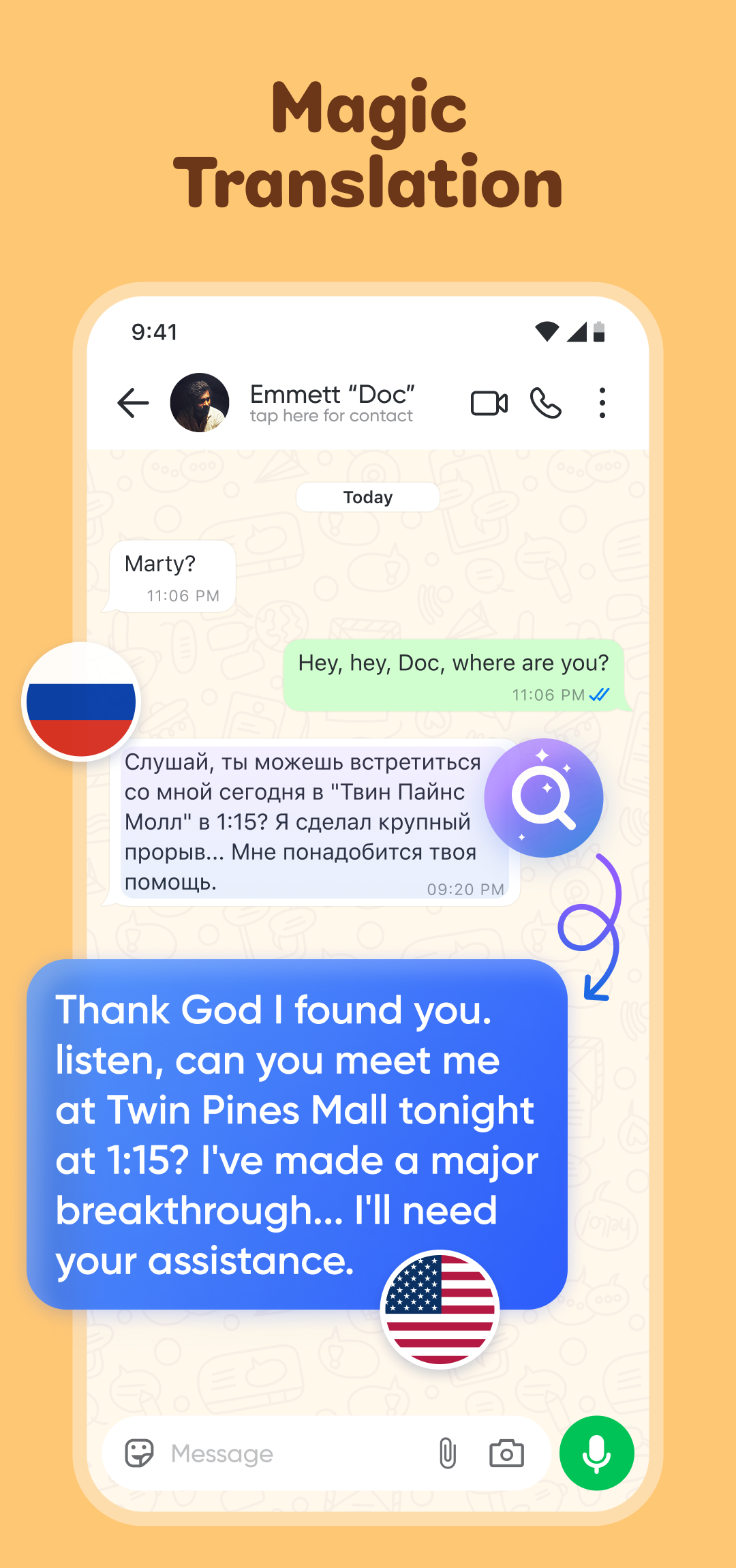 اسکرین شات 6 برنامه Speak & Translate All Language