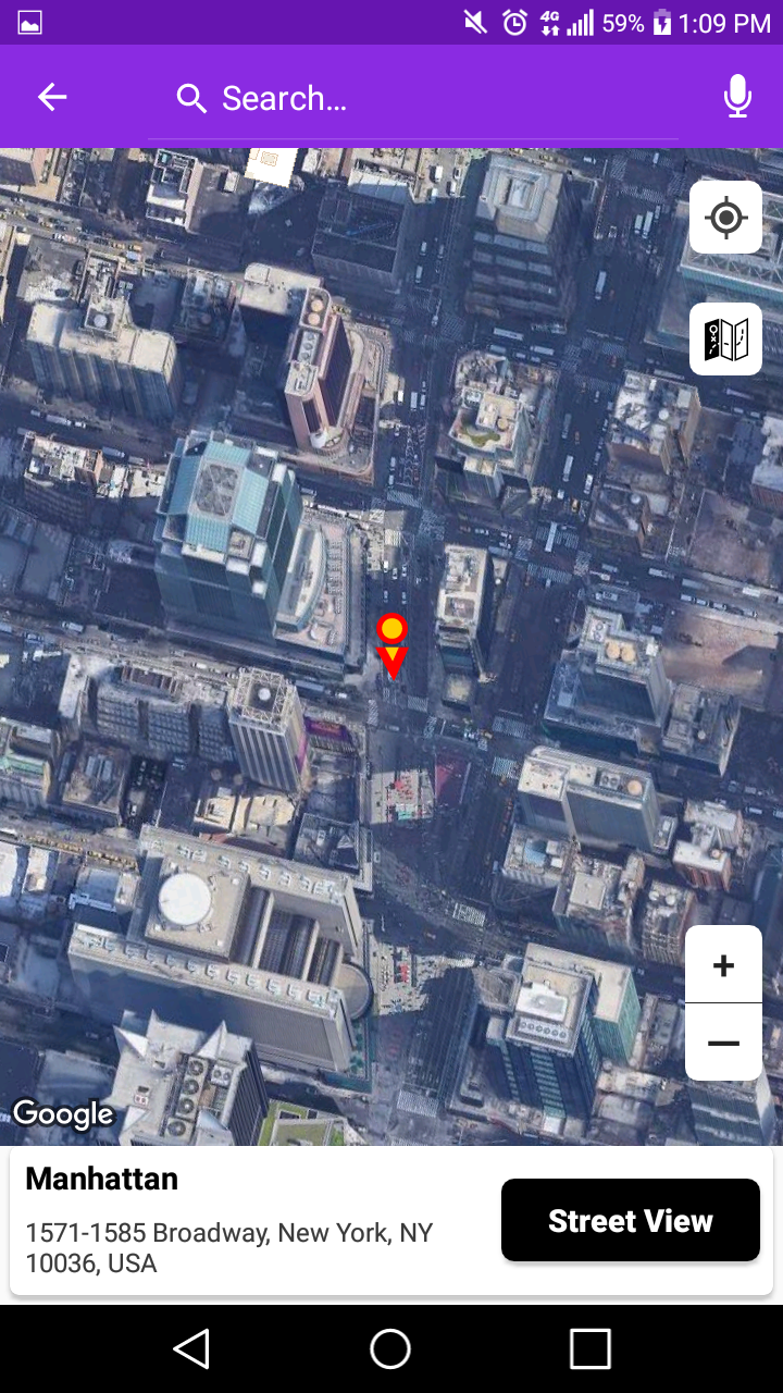 اسکرین شات 4 برنامه Live Street View - Earth Map