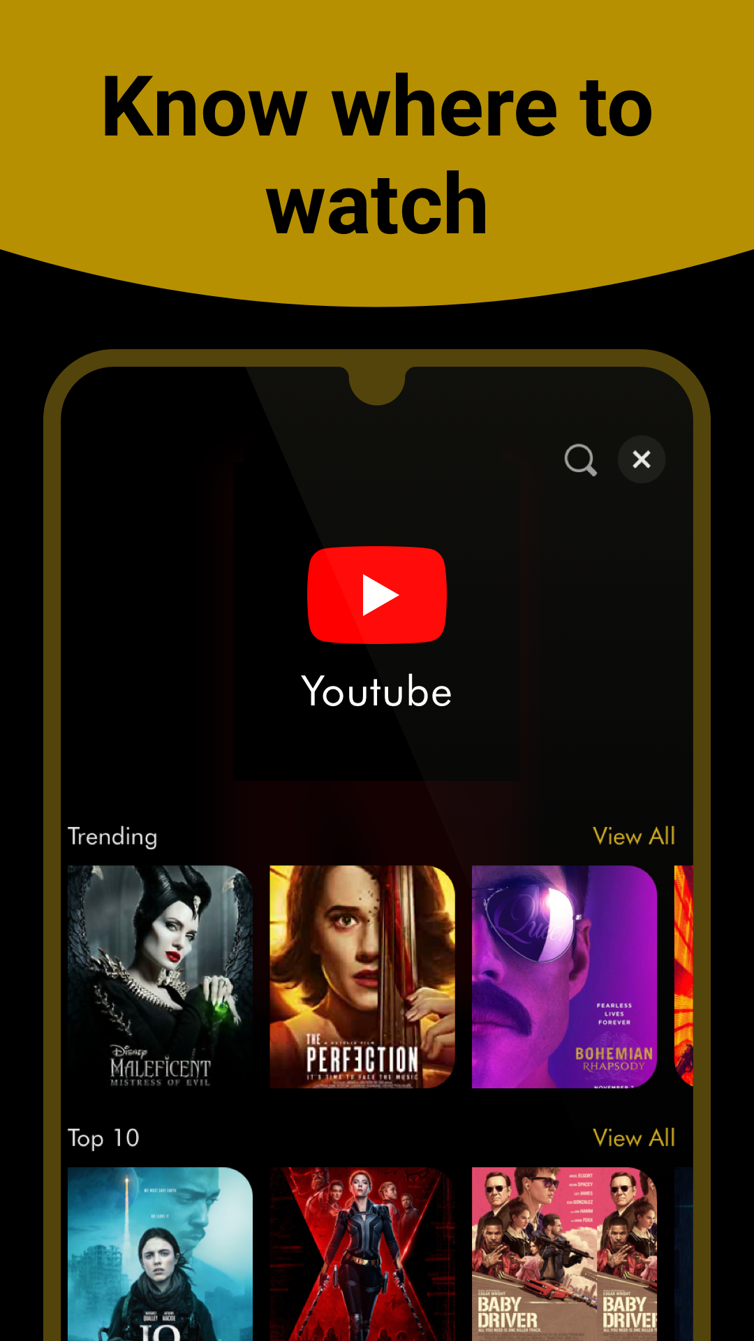 اسکرین شات 5 برنامه TV Lens : Movies, Shows on OTT