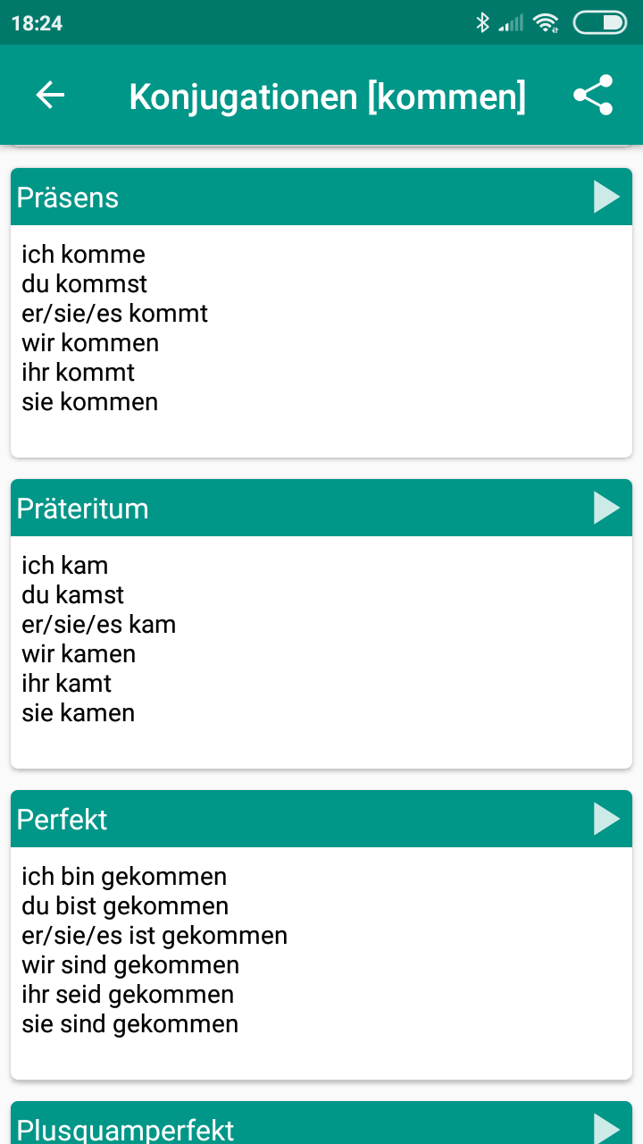 اسکرین شات 6 برنامه German Dictionary Offline