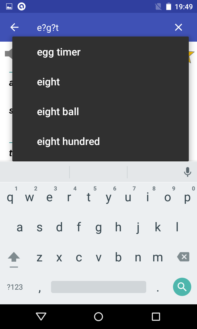 اسکرین شات 7 برنامه English Dictionary - Offline