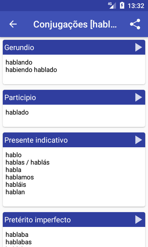 اسکرین شات 3 برنامه Spanish Dictionary - Offline