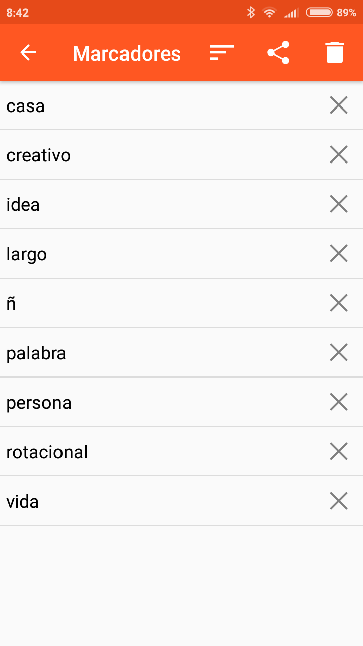 اسکرین شات 6 برنامه Spanish Dictionary - Offline