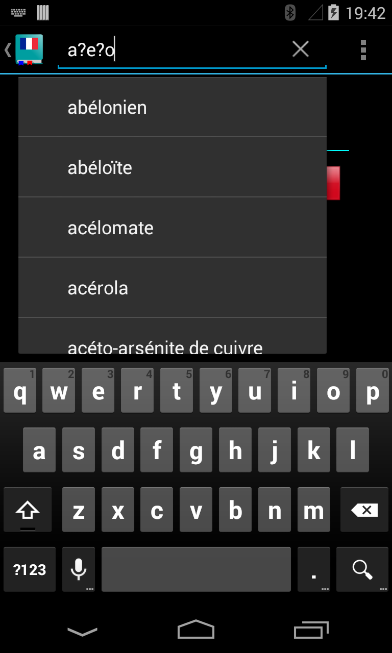 اسکرین شات 6 برنامه French Dictionary - Offline
