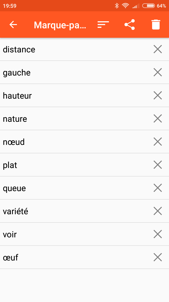 اسکرین شات 4 برنامه French Dictionary - Offline