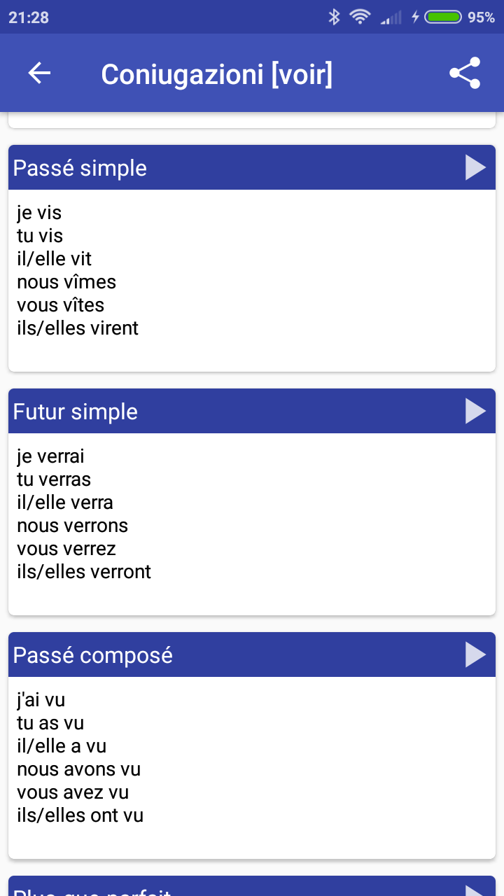 اسکرین شات 3 برنامه French Dictionary - Offline