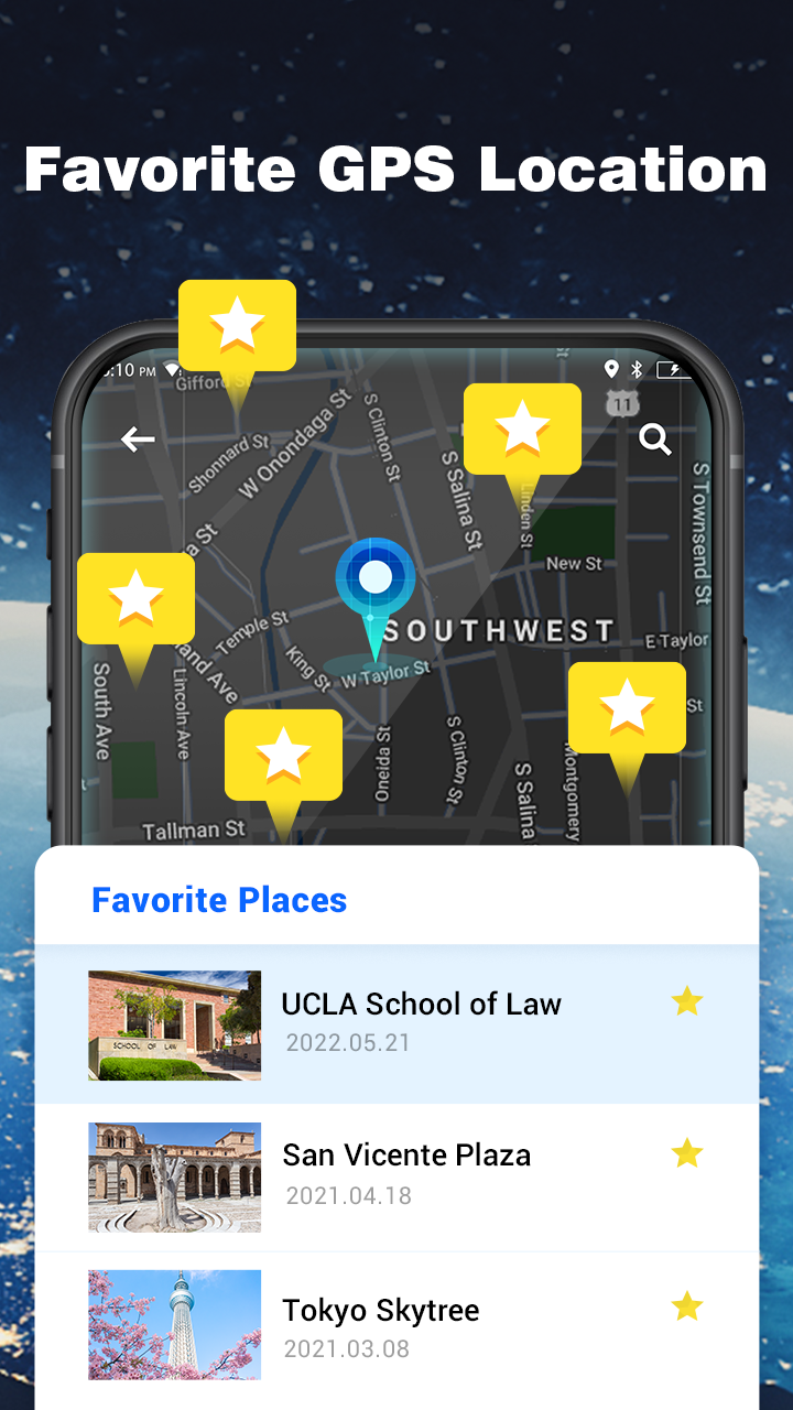 اسکرین شات 6 برنامه Gmocker: Fake GPS Location