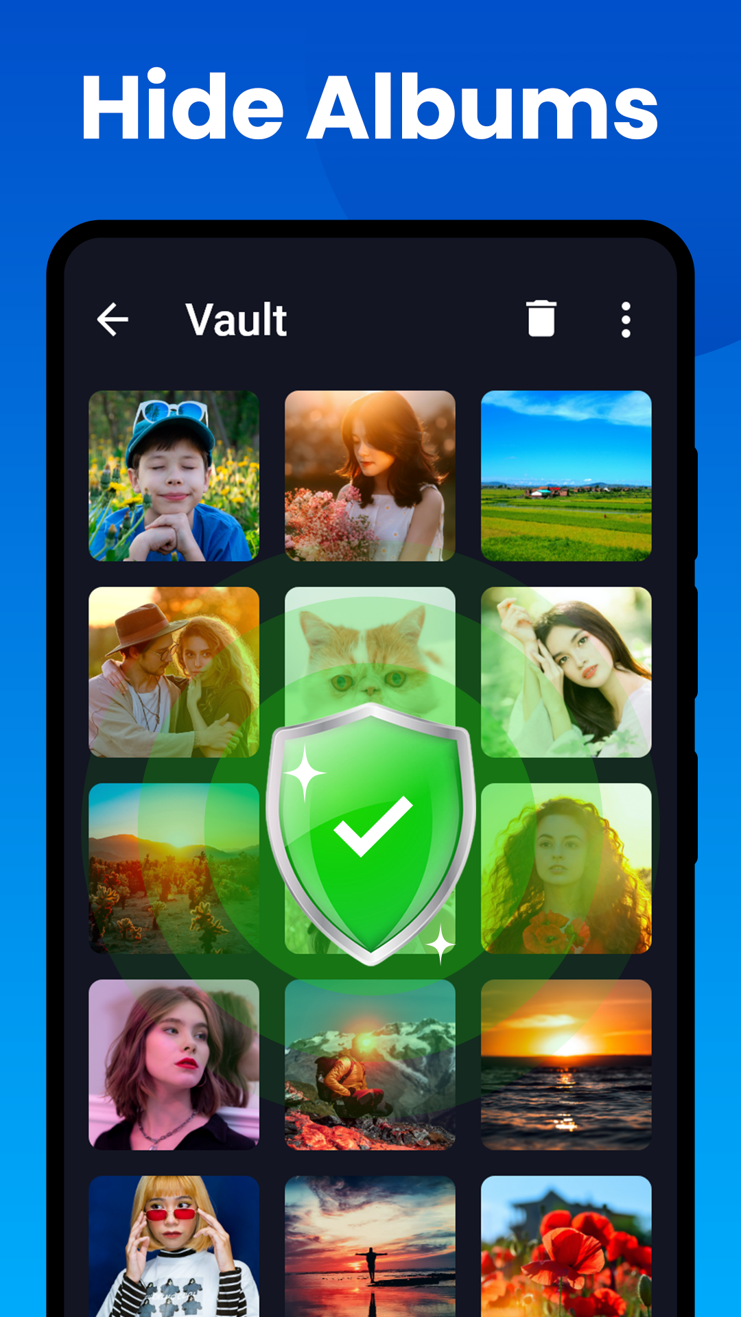 اسکرین شات 3 برنامه App lock - Fingerprint,Applock